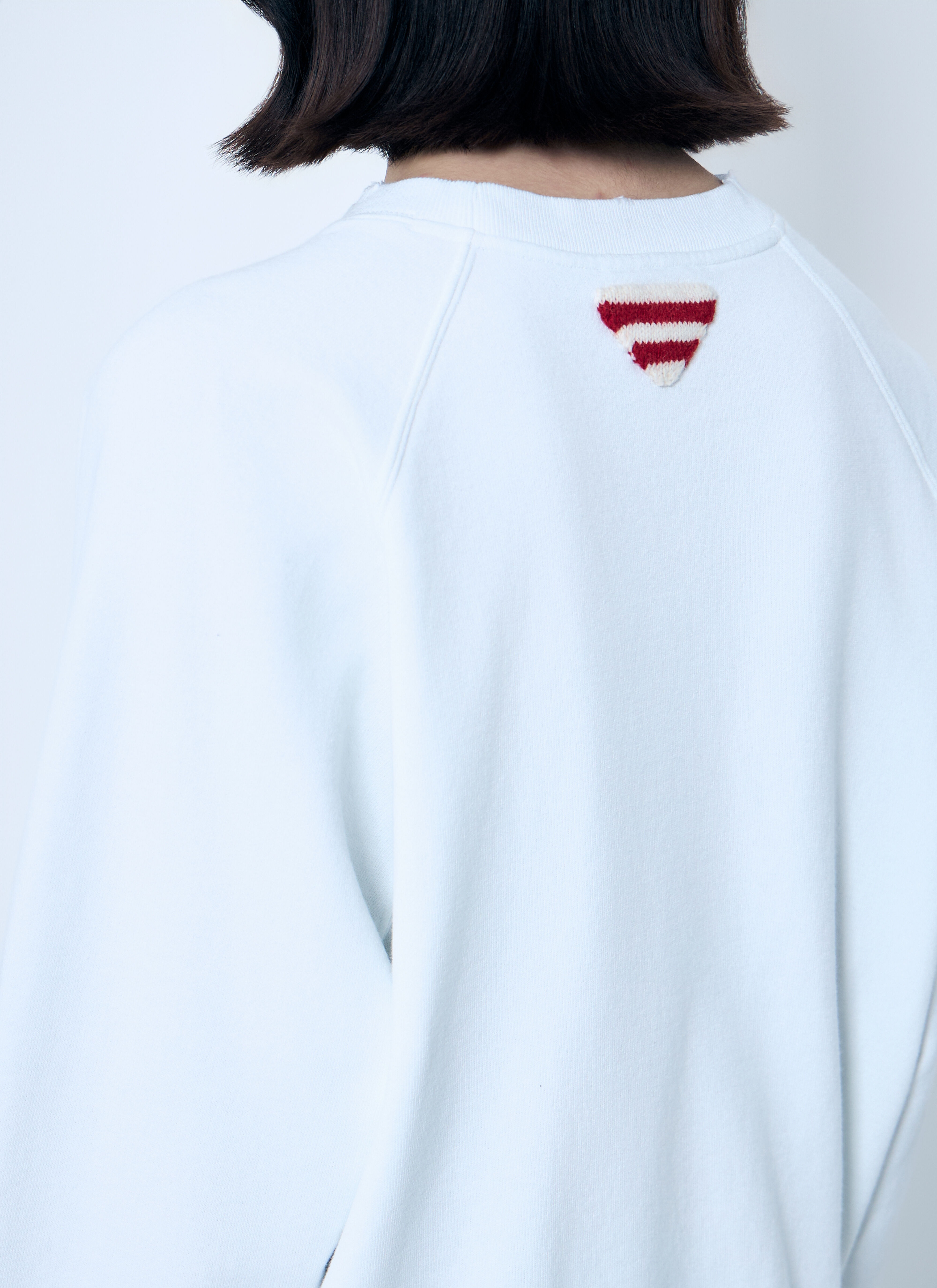 Prada Logo Print Sweatshirt | lncc | REVERSIBLE