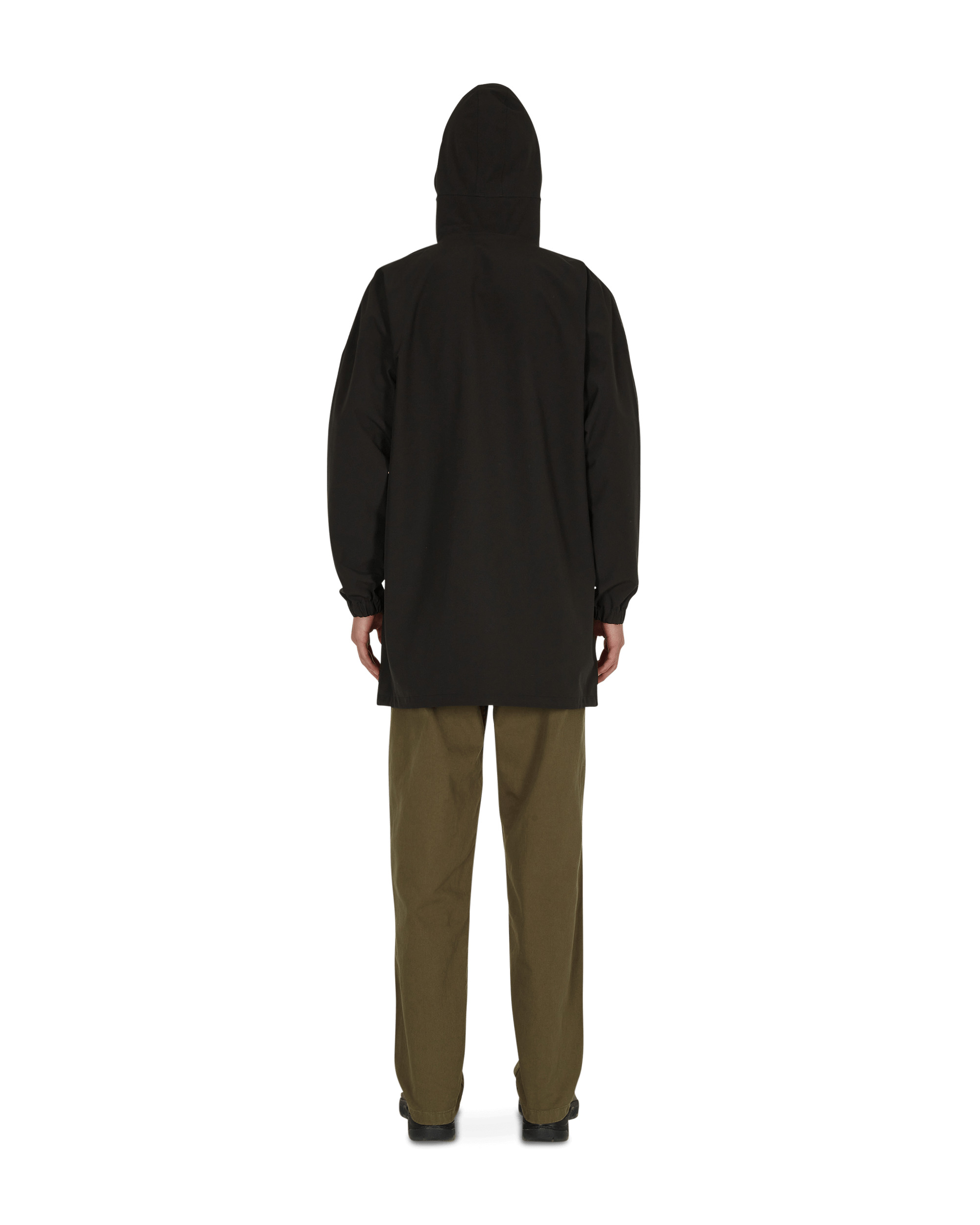 3 Layer Big Flap Coat Black - 4