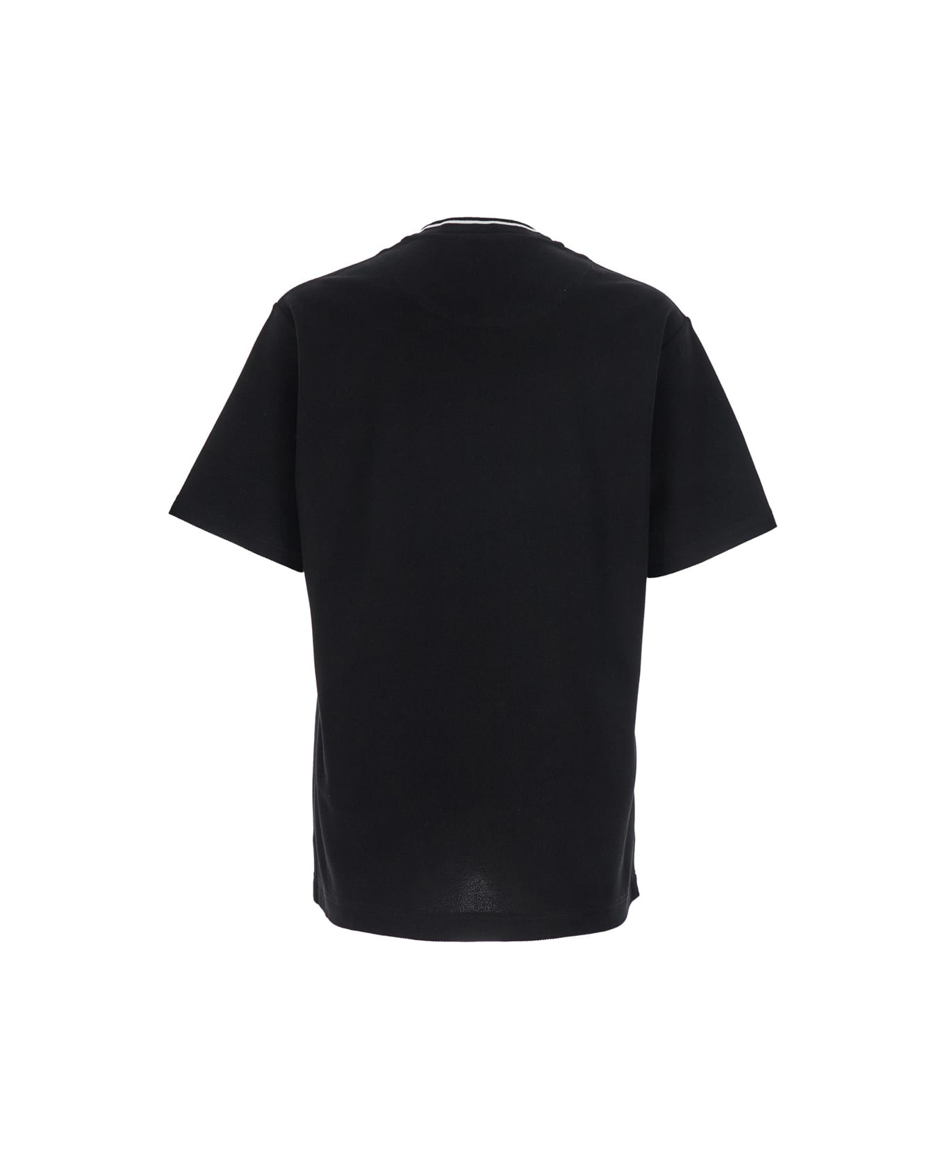 Black Cotton T-shirt - 2