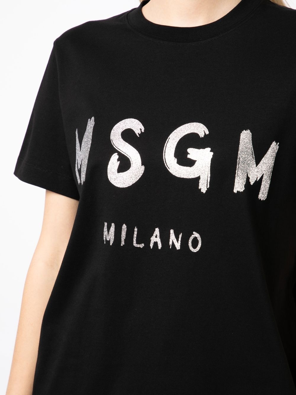 logo-print short-sleeve T-shirt - 5