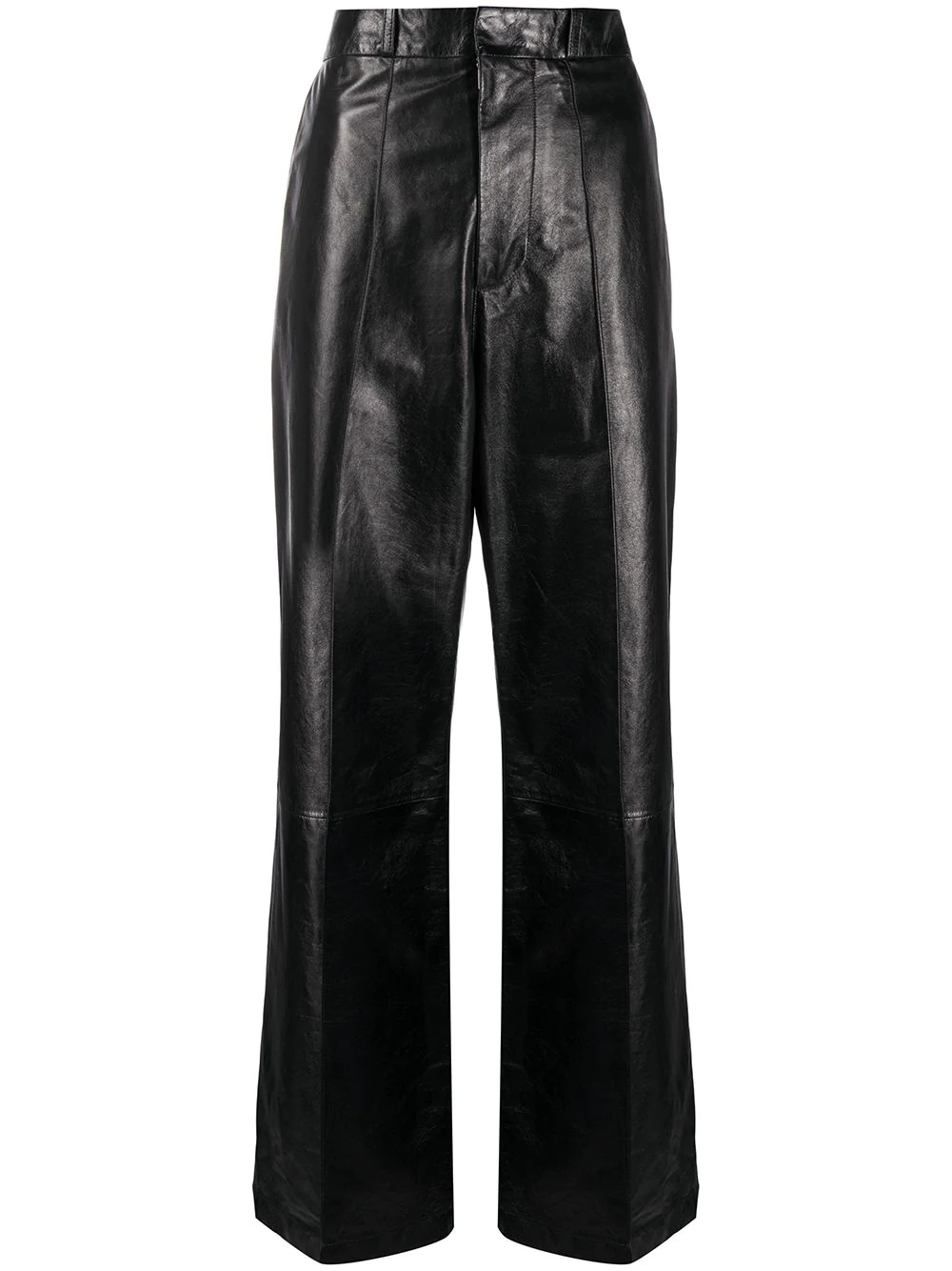 high-waisted wide-leg trousers - 1