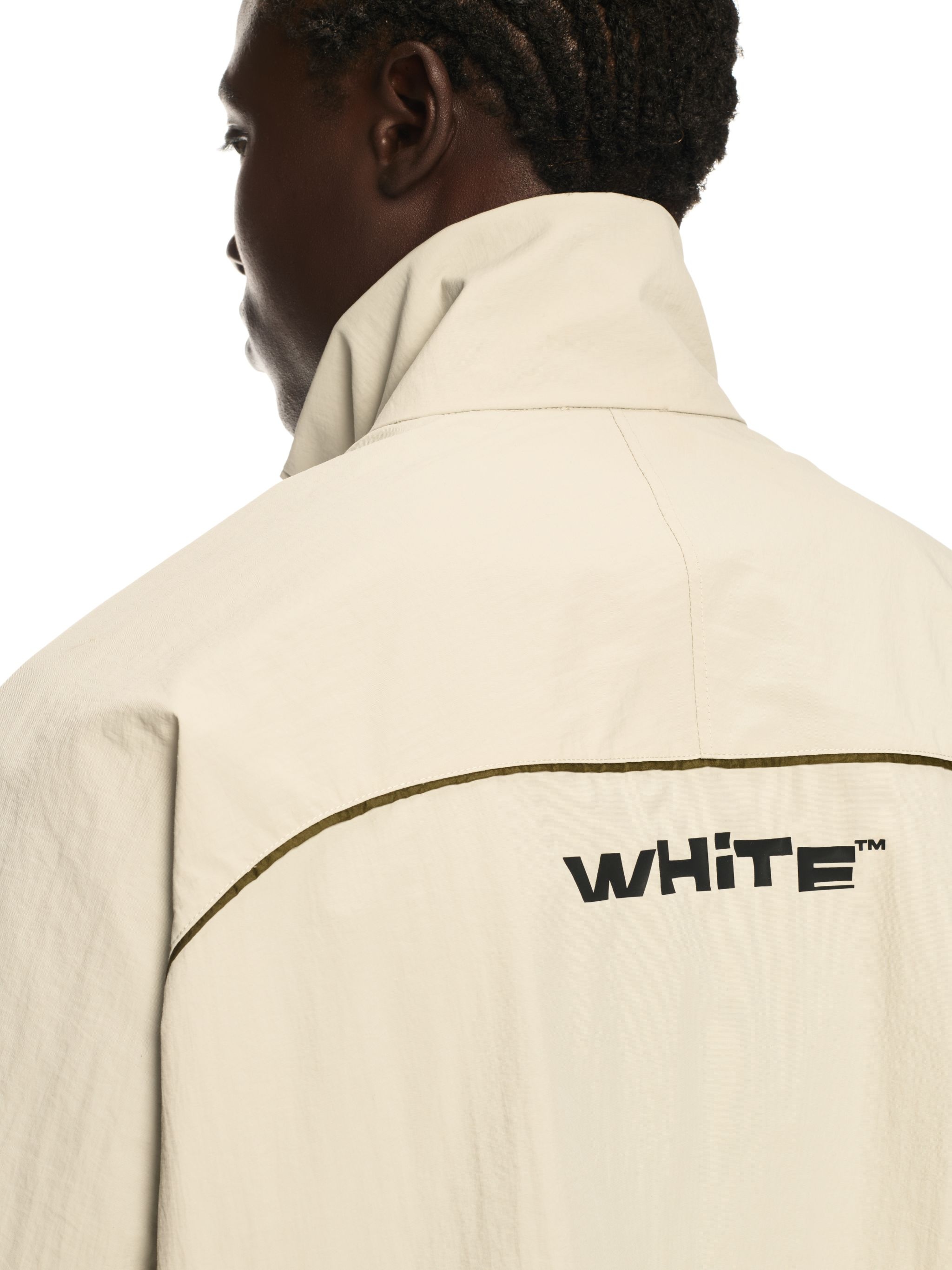 Gray Off Split Track Jacket - 5