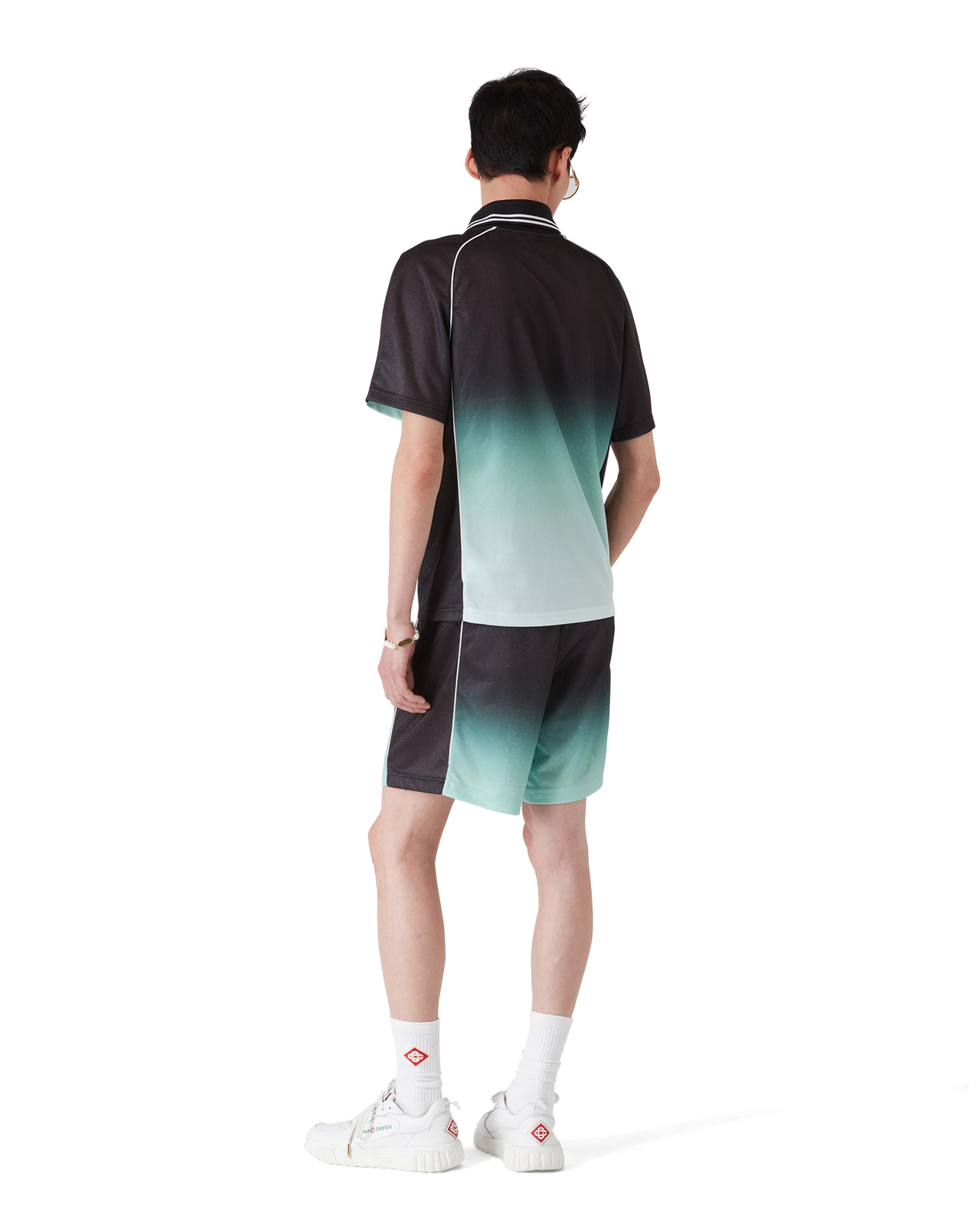 Jacquard Gradient Football Shirt | Casablanca Paris - 3