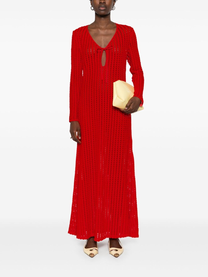 SIMKHAI crochet maxi dress outlook