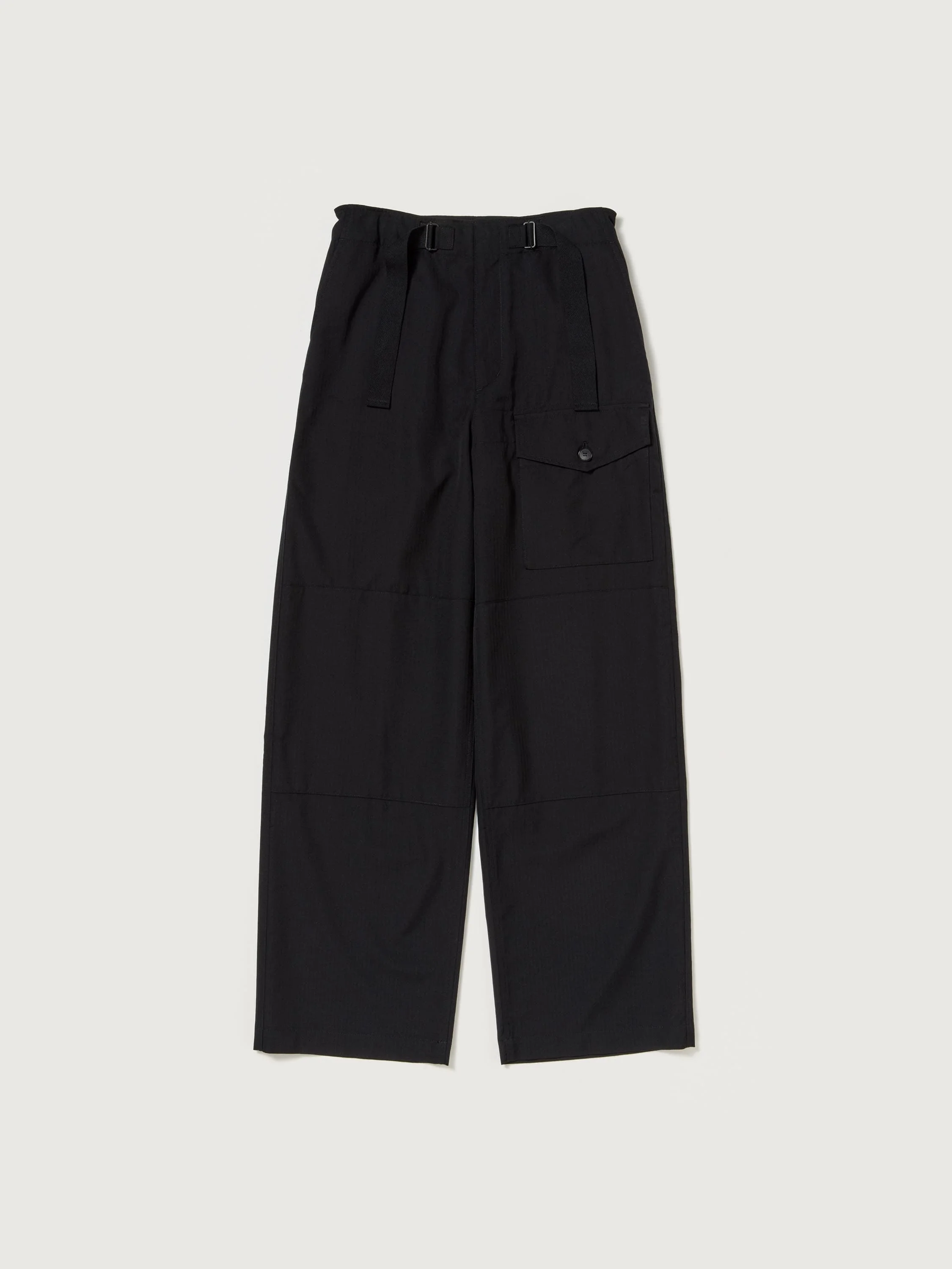 WOOL HERRINGBONE CARGO PANTS - 1