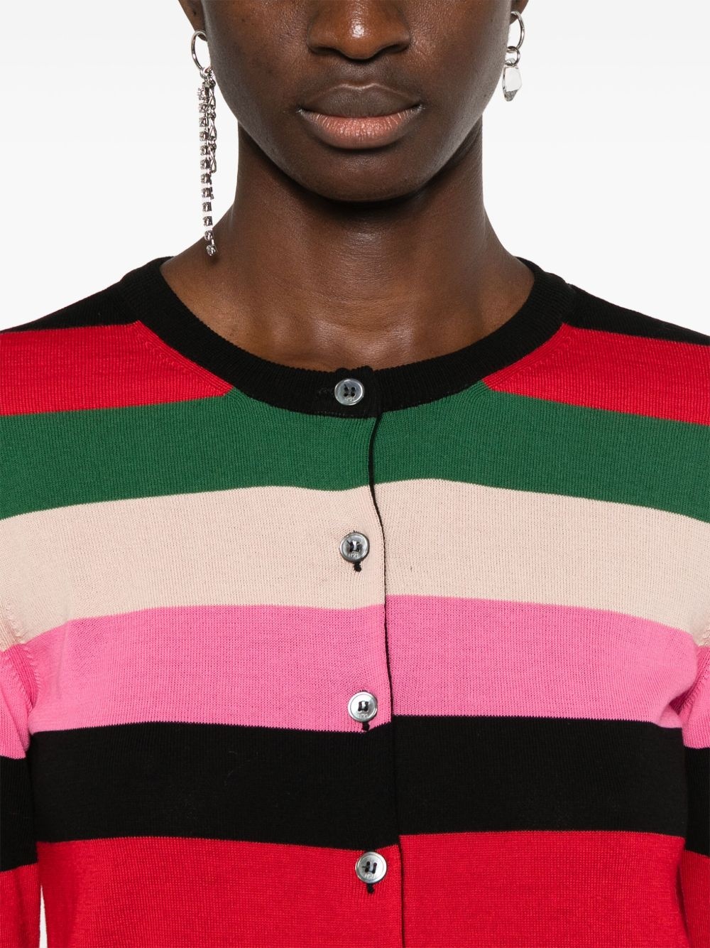 striped cardigan - 5
