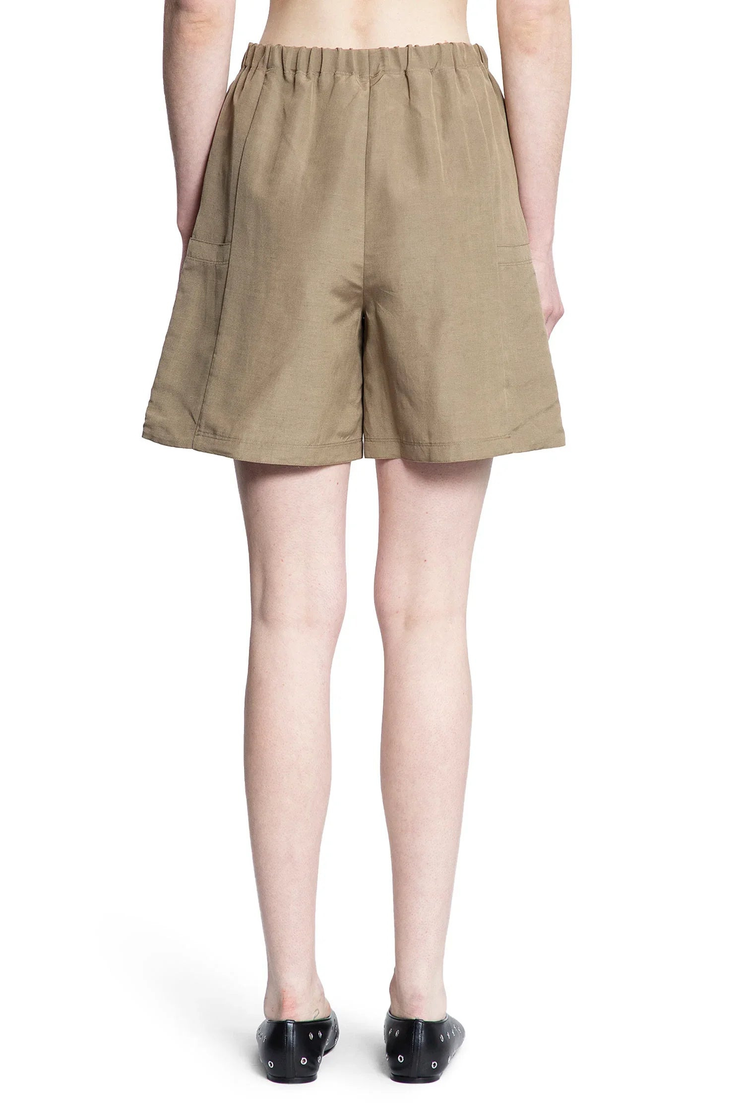Linen-Silk-Drawstring-Shorts - 3