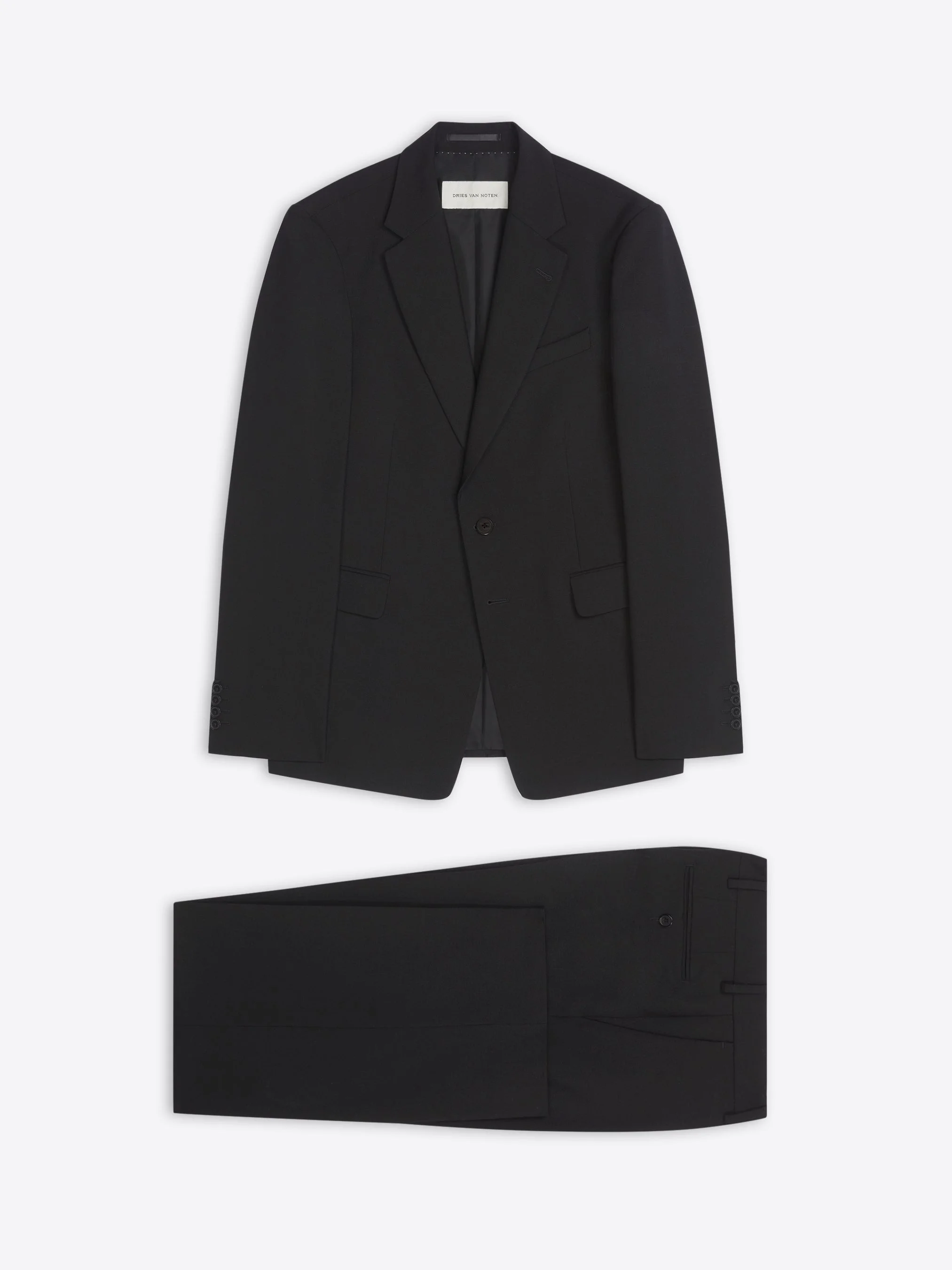 SLIM FIT COTTON WOOL SUIT - 1