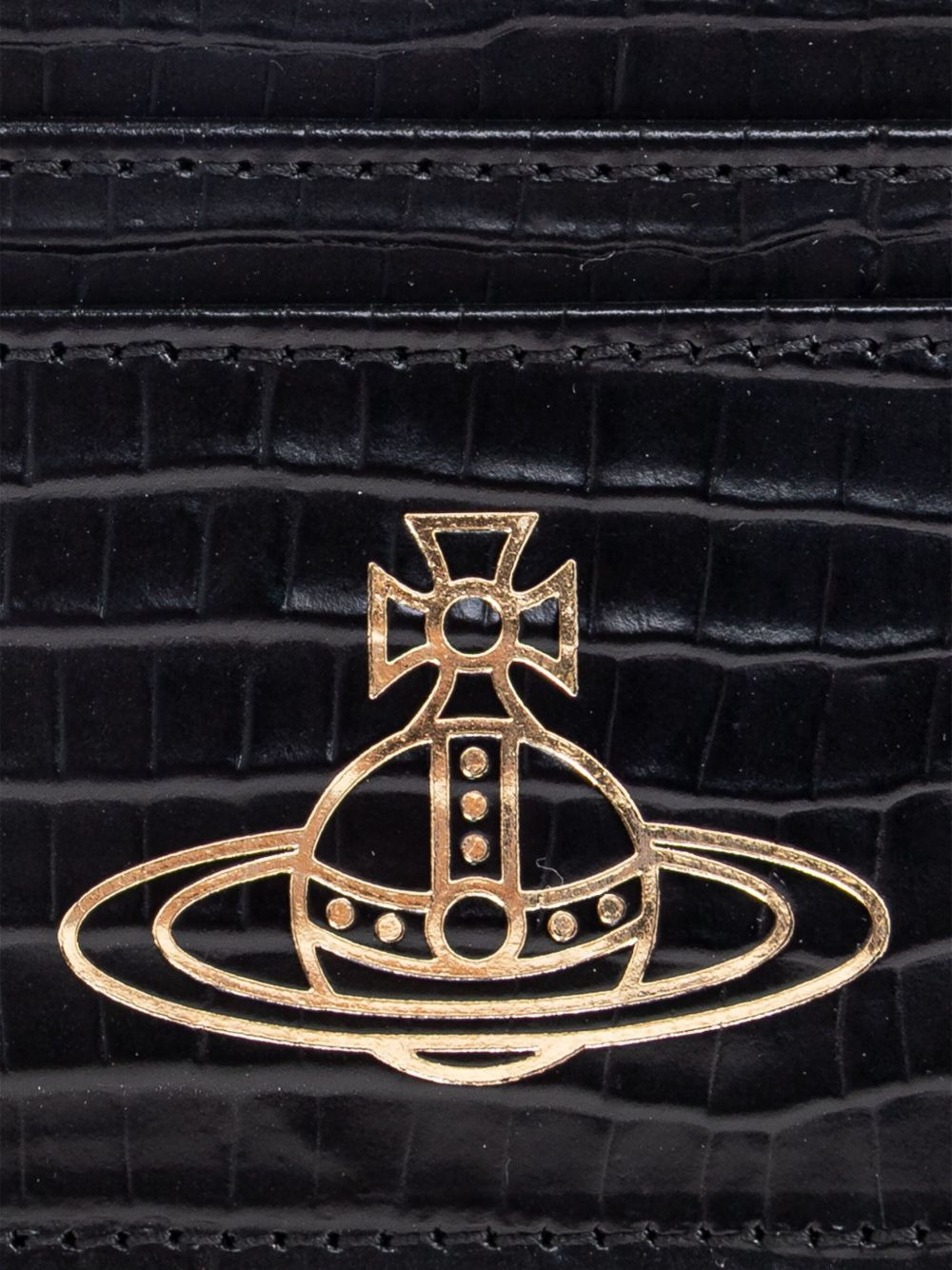 metallic-orb leather cardholder - 4