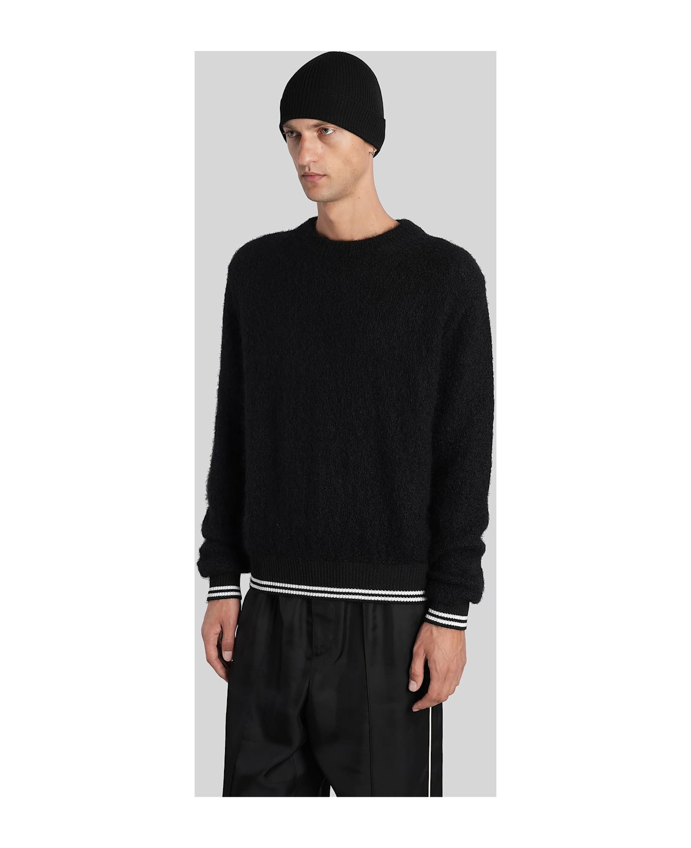 Knitwear In Black Wool - 4