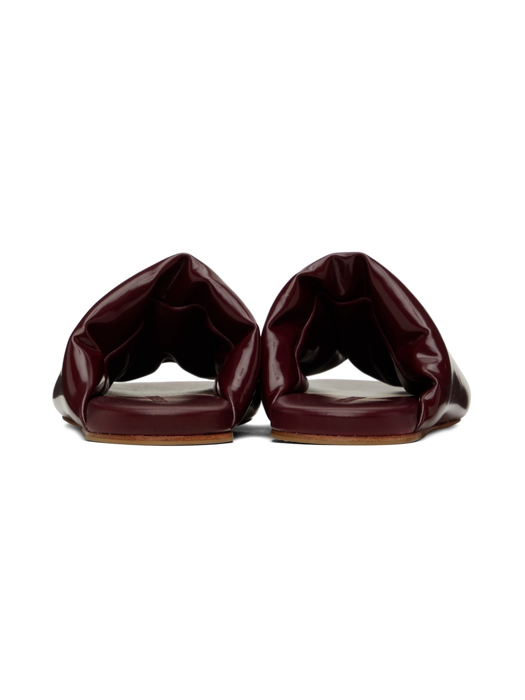 Red Cushion Mules - 2