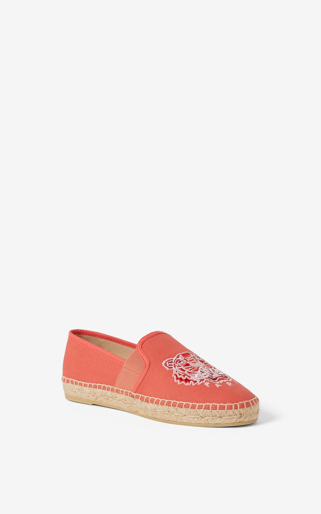 Tiger elasticated canvas espadrilles - 3