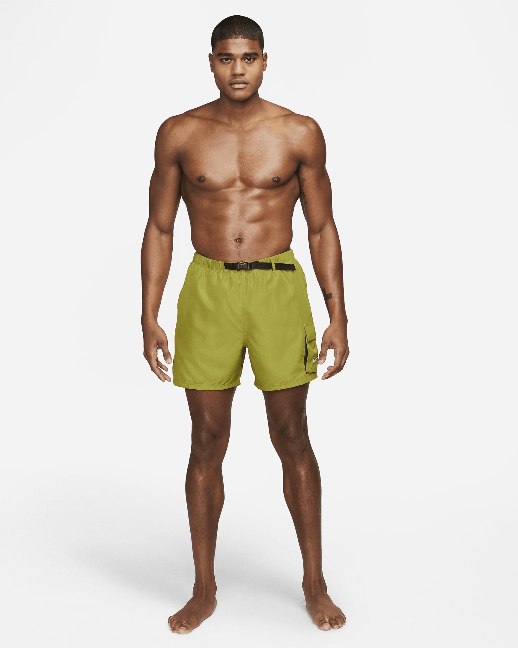 Nike Men's 5" Belted Packable Swim Trunks - 8