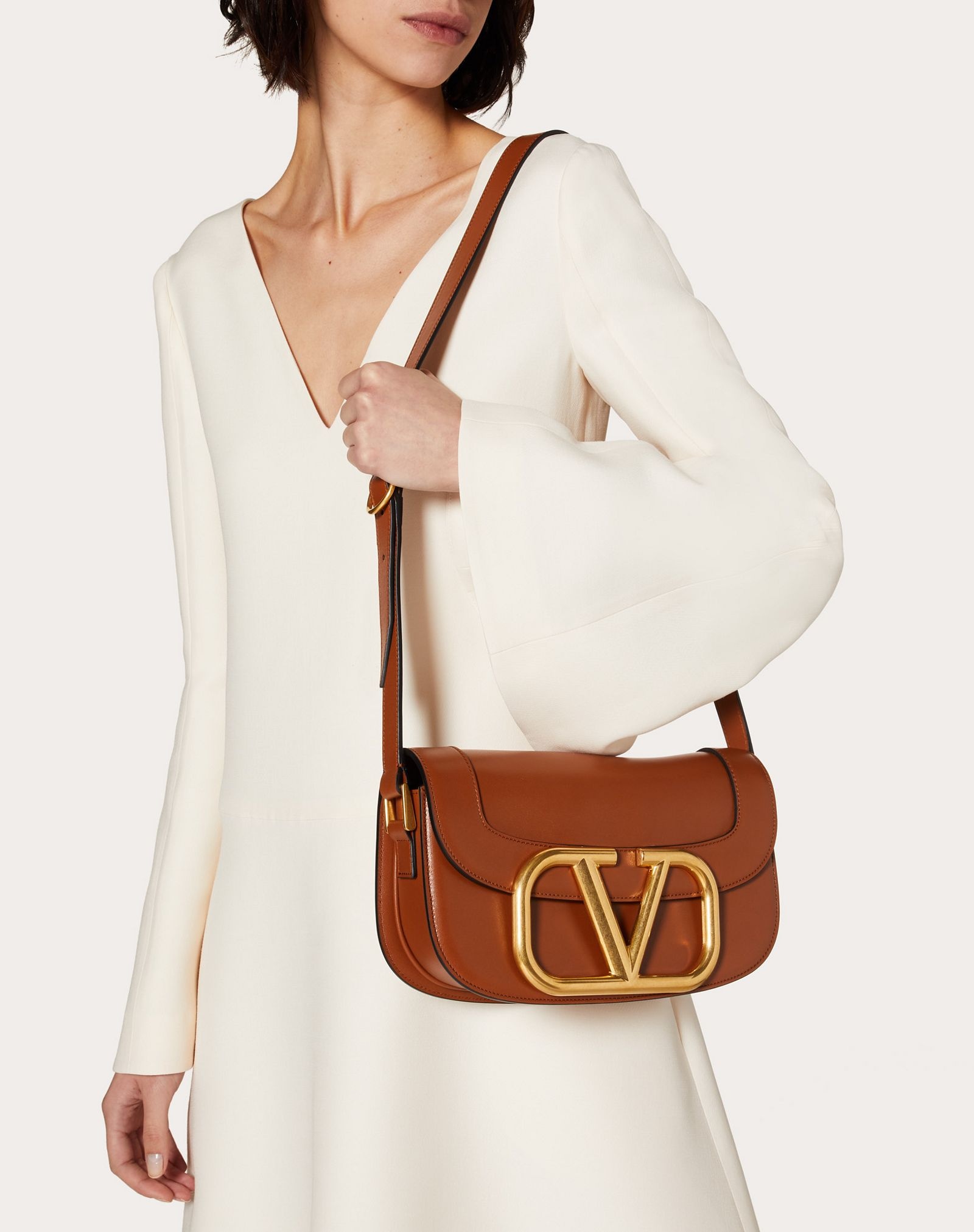 Supervee Calfskin Crossbody Bag - 6