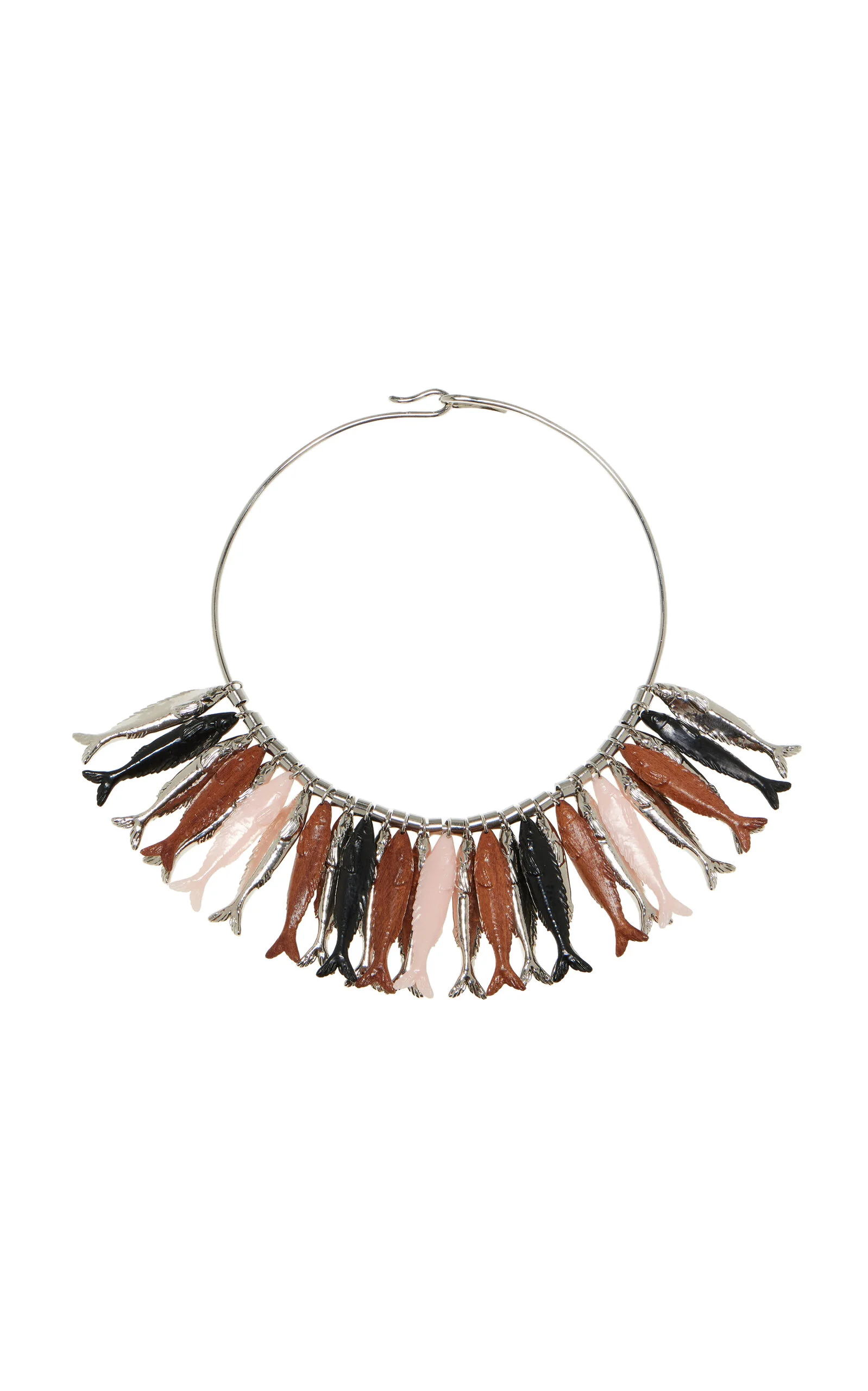 The Clemmie Collar Necklace silver - 1