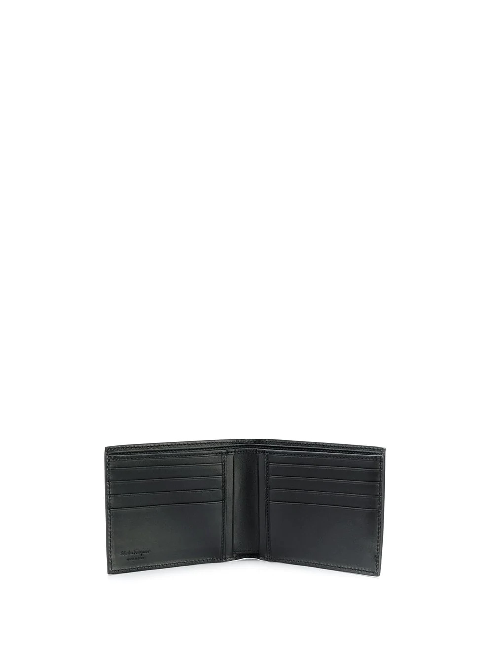 logo embossed bi-fold wallet - 3