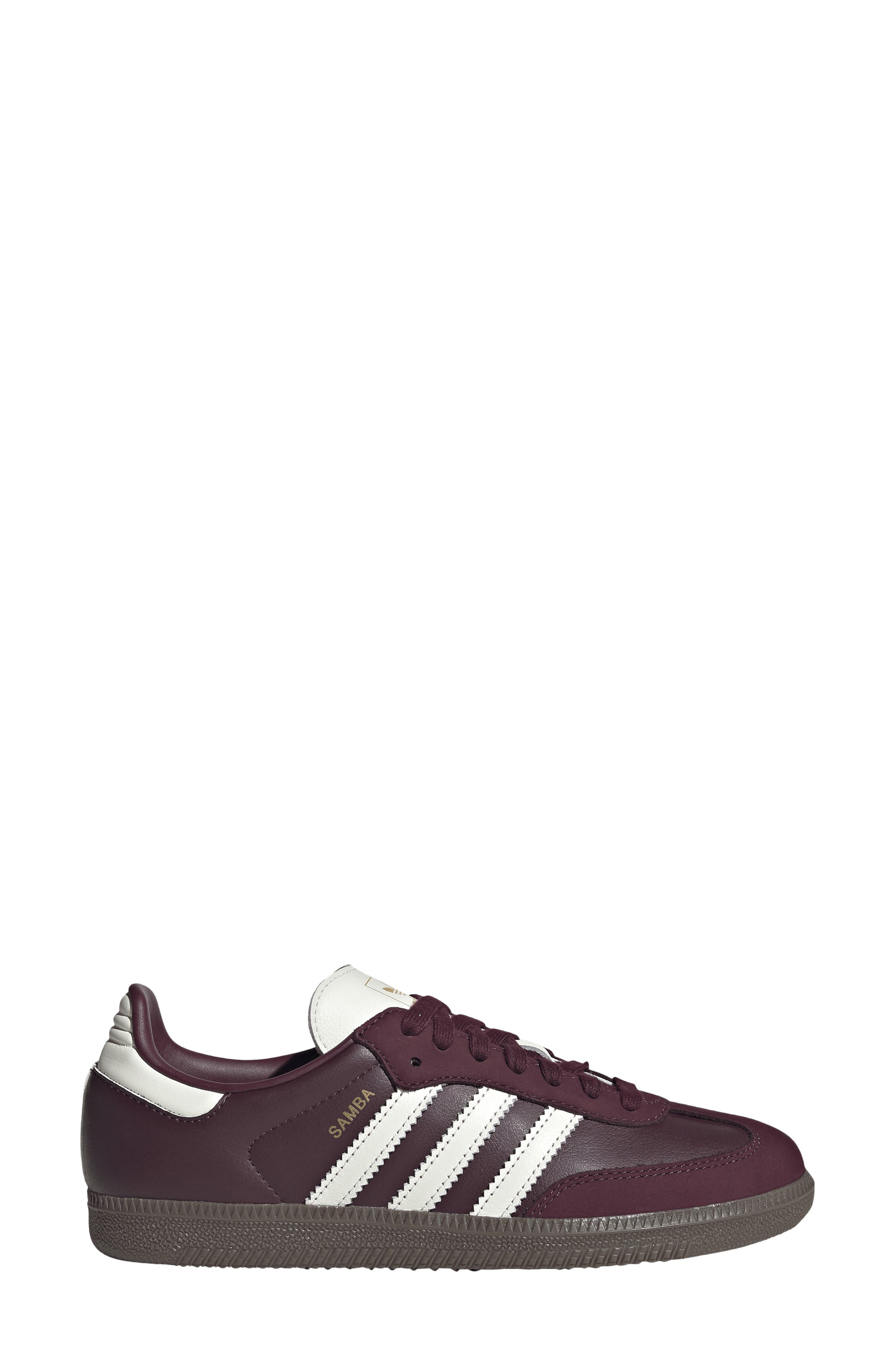 adidas Gender Inclusive Samba OG Sneaker in Maroon/owh at Nordstrom - 3