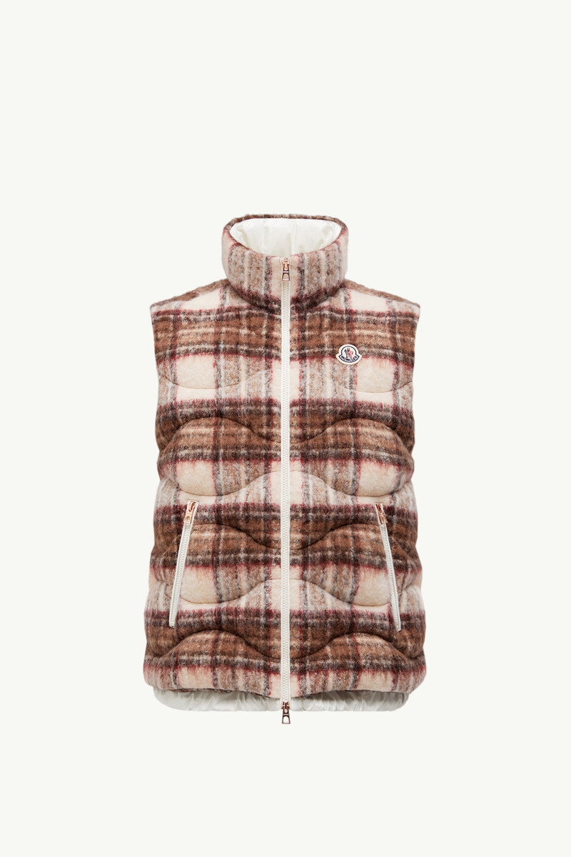Sfakia Geometric-Quilted Wool Down Vest 1