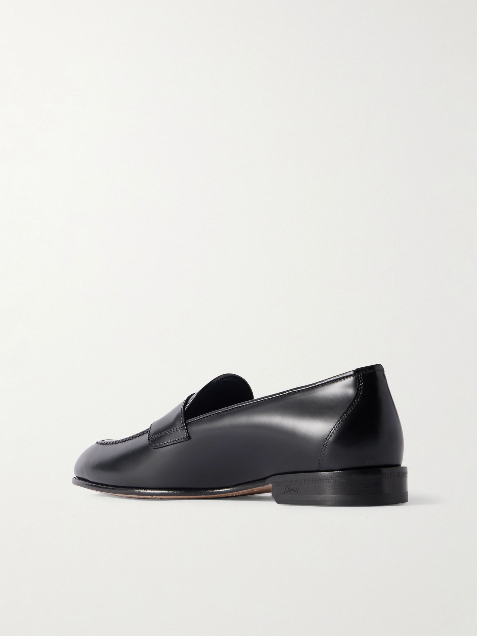 Appia Leather Penny Loafers Black - 4