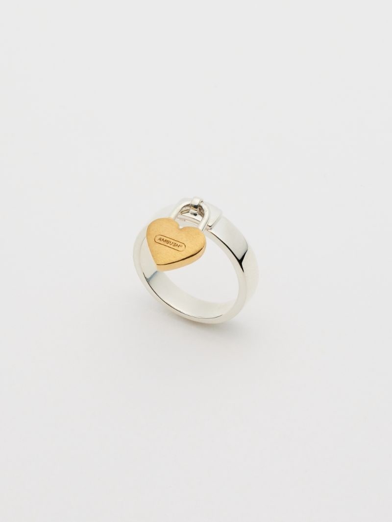 Heart Padlock Ring - 1