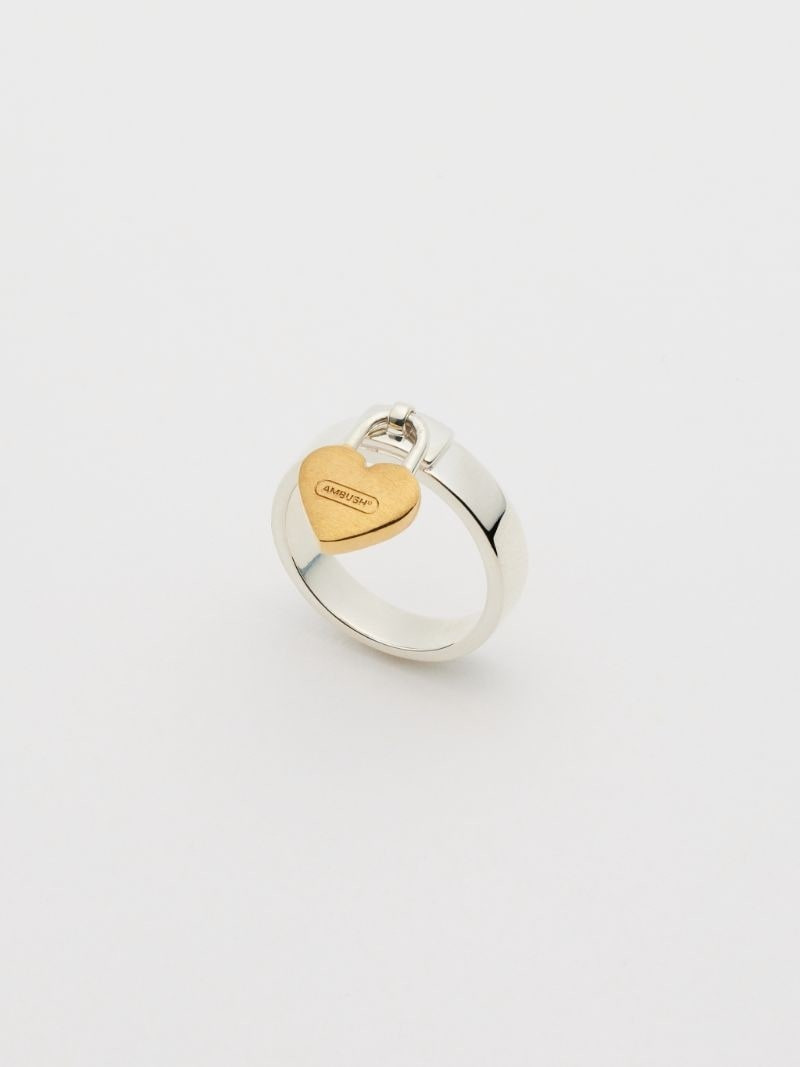Heart Padlock Ring 1
