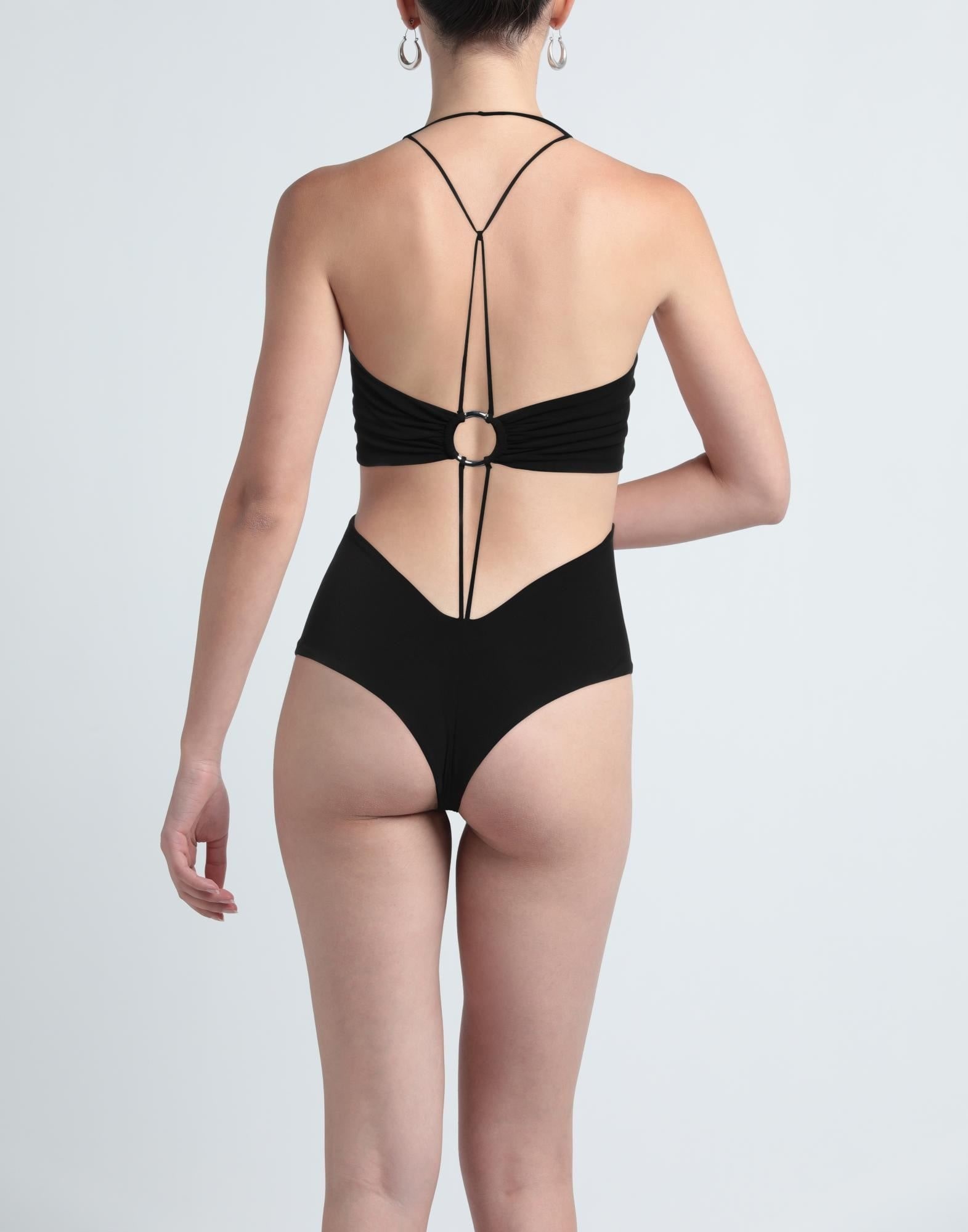 Black Women's One-piece Swimsuits - 3