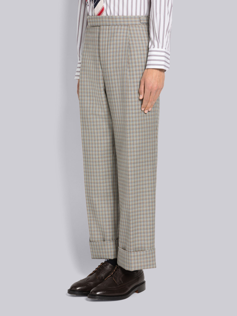 Thom Browne Wool Houndstooth Single Pleat Trouser outlook