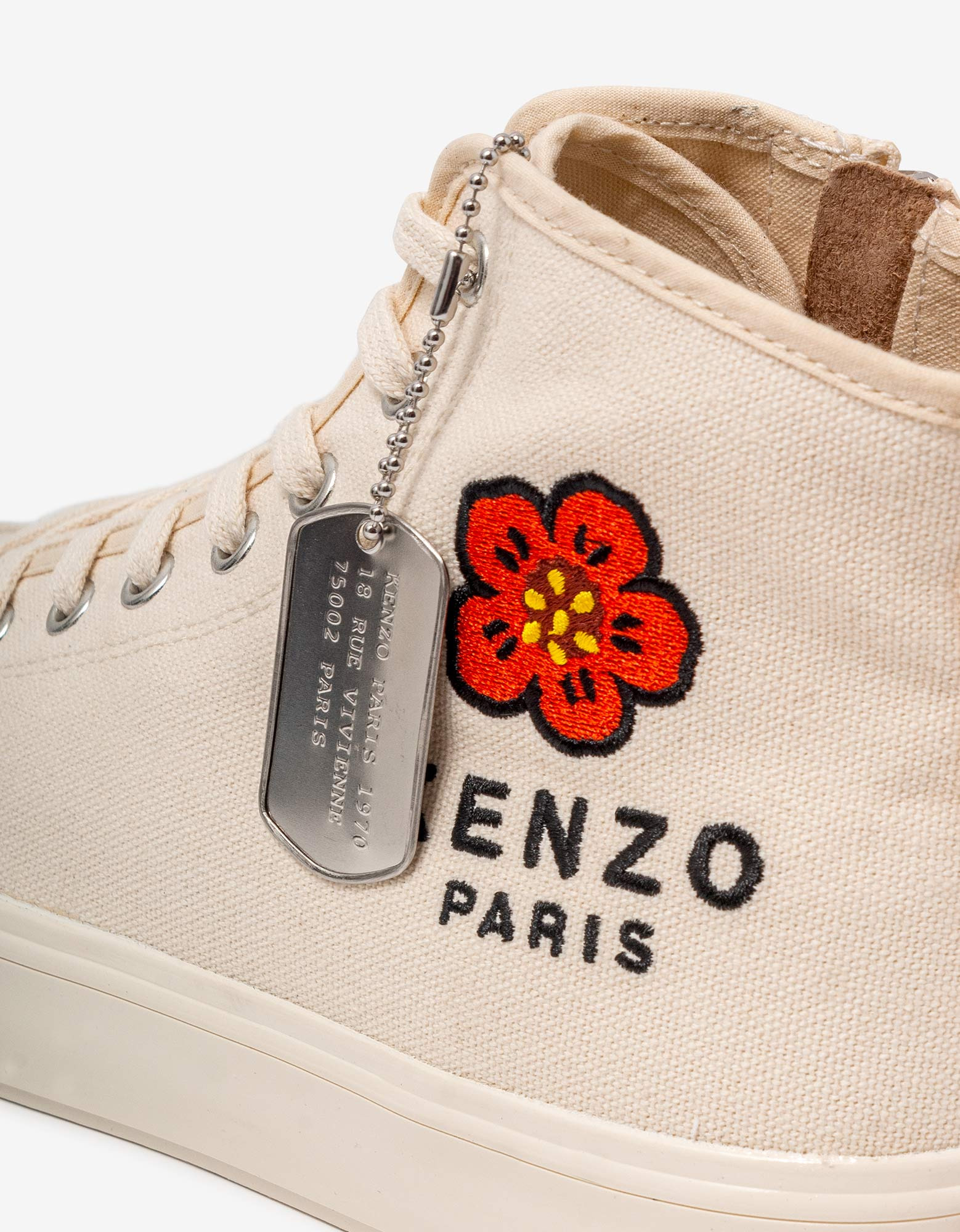 Kenzo Cream Kenzoschool High Top Trainers - 8