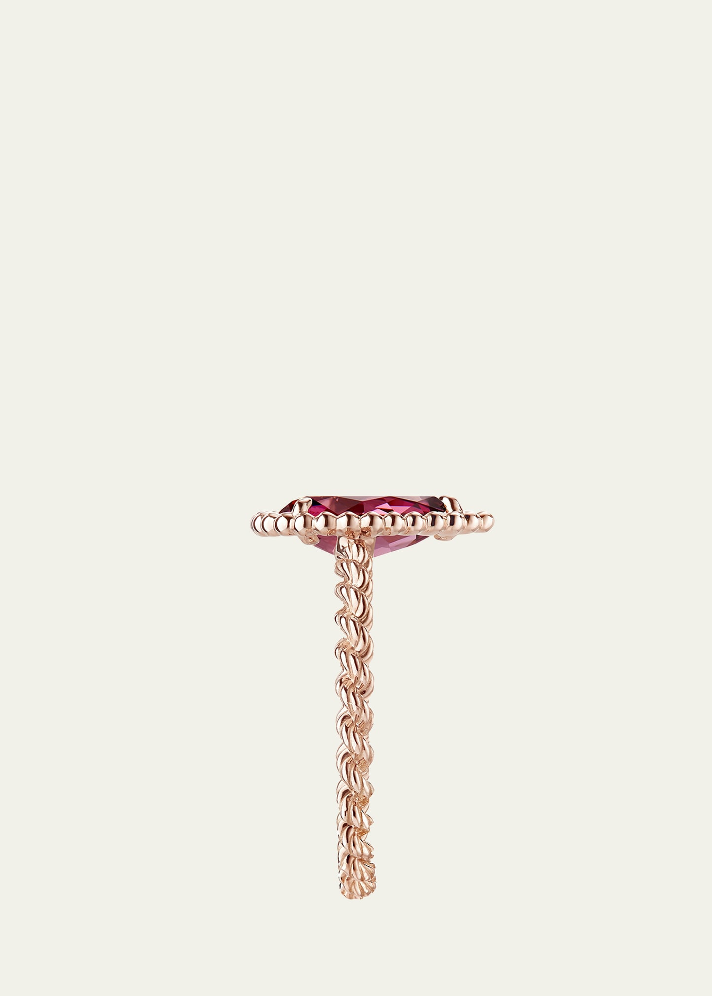 Serpent Boheme S Motif Ring with Rhodolite Garnet - 2