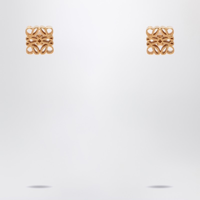 ピアス LOEWE GOLD ANAGRAM EARRINGS Gold Anagram Pebble gold-plated earrings | LOEWE | NET-A-PORTER