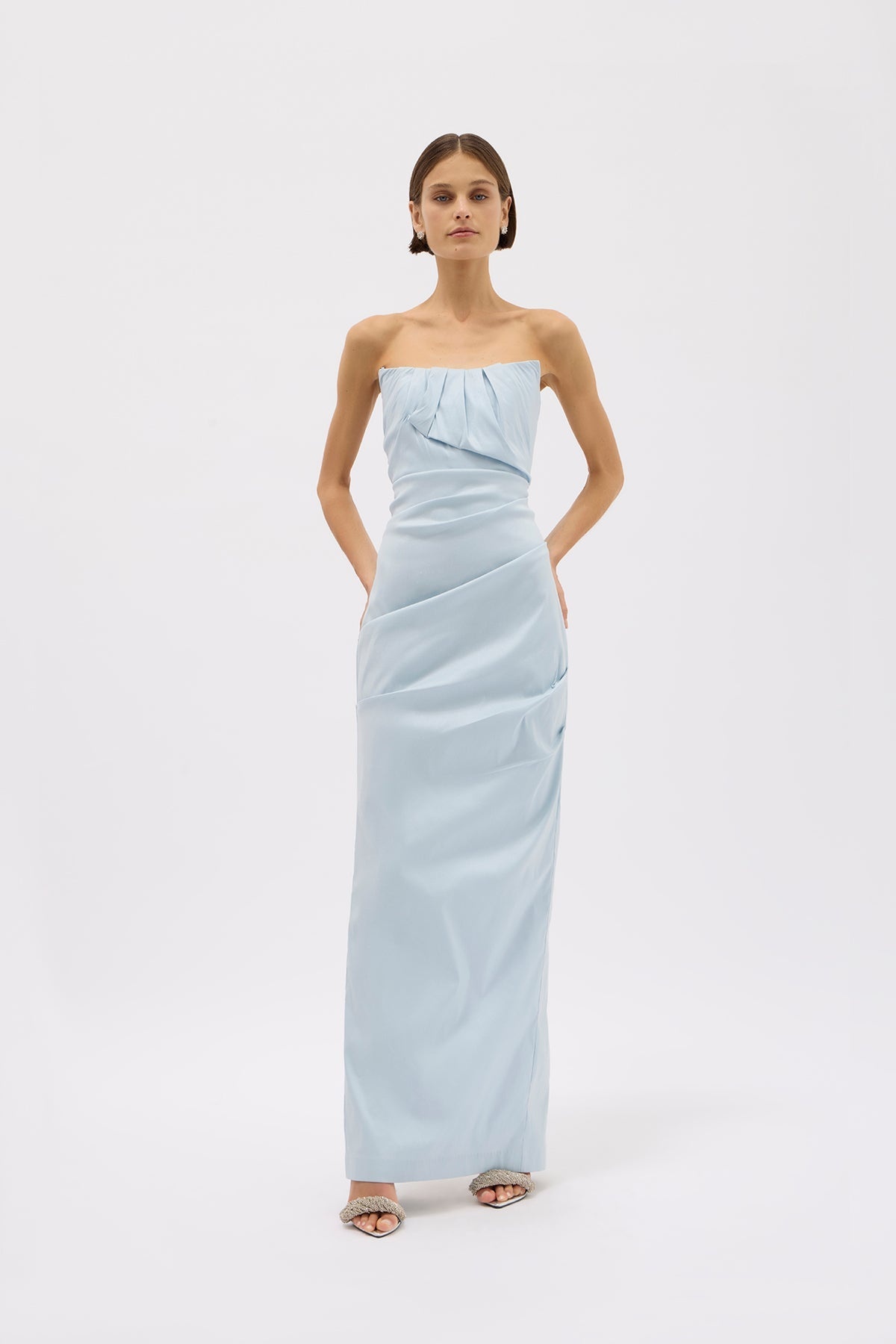 SIENNA STRAPLESS GOWN - 1