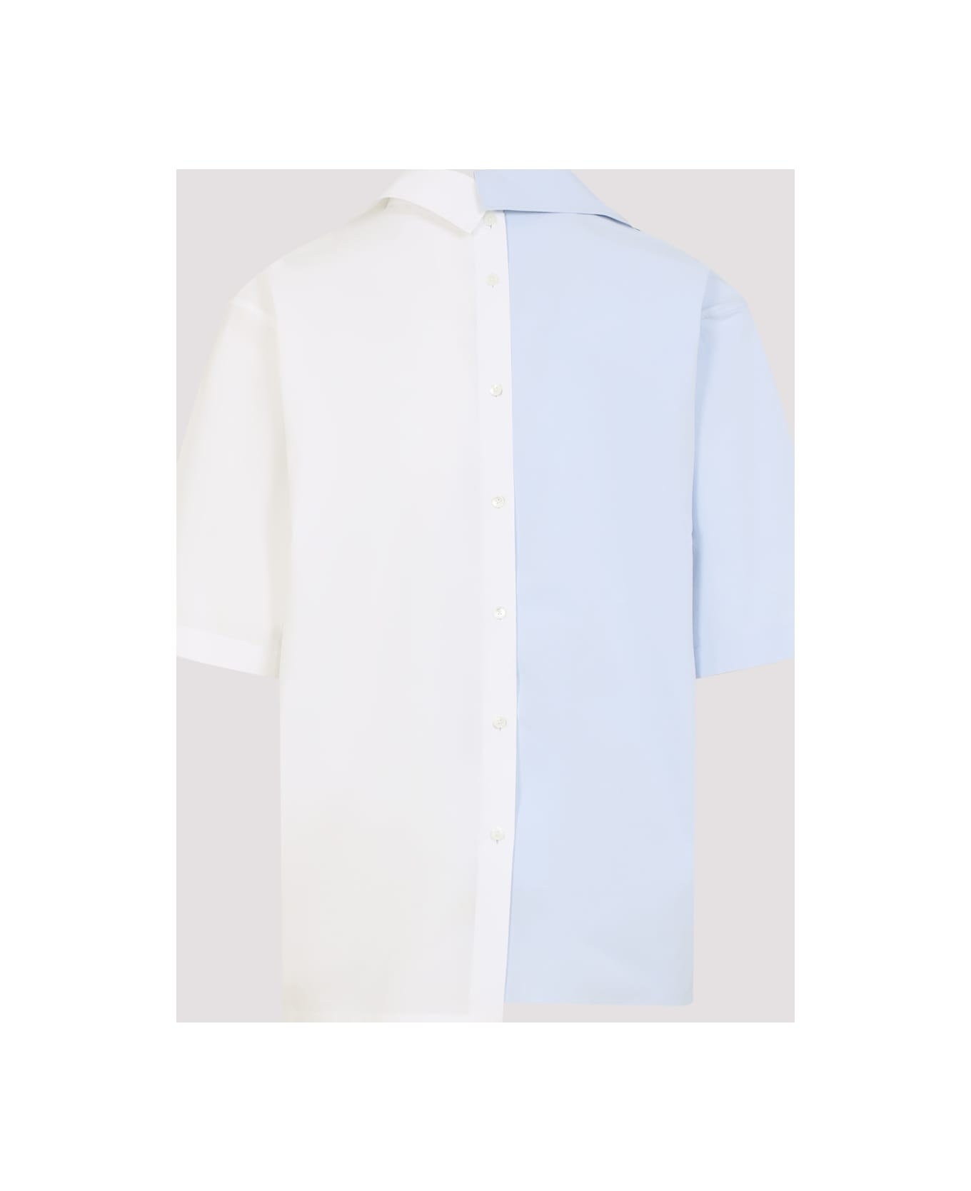 Bicolor Asymmetric Shirt - 4