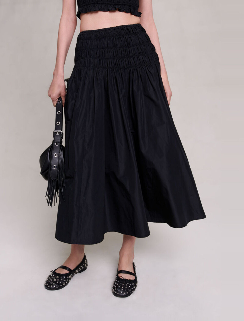 Smocked maxi skirt 6