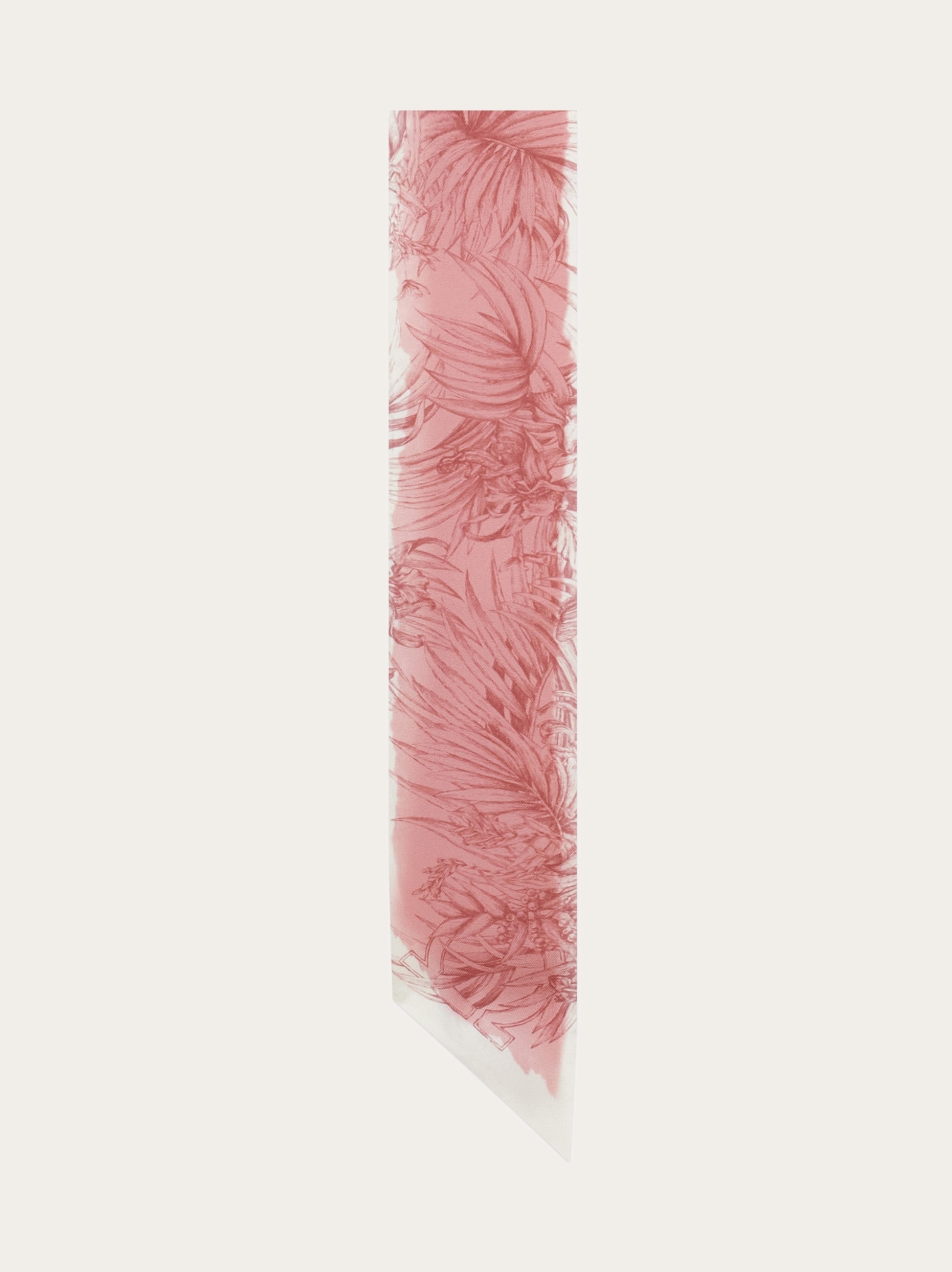 Gravure print silk bandeau - 5