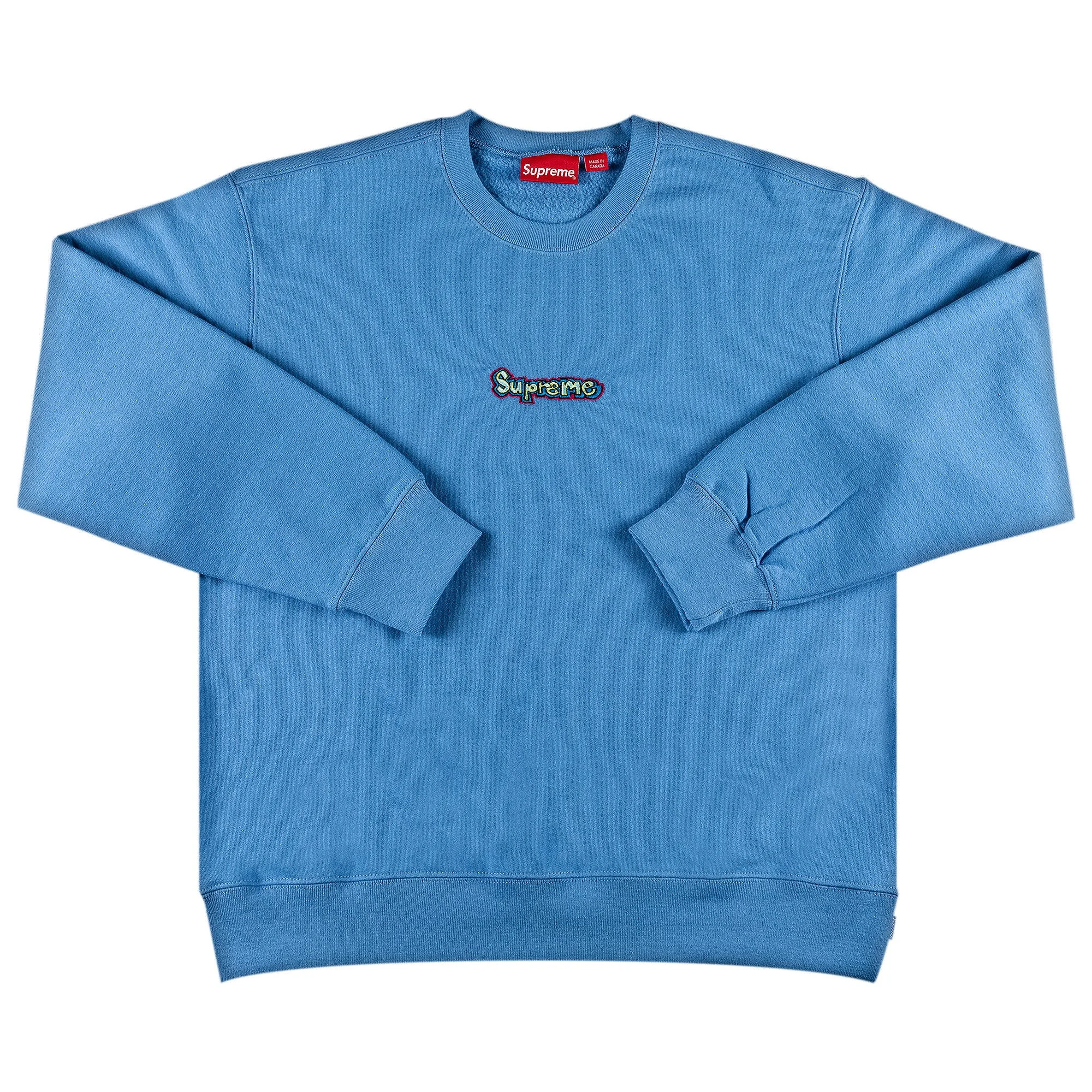 Supreme Gonz Logo Crewneck 'Light Blue' - 1