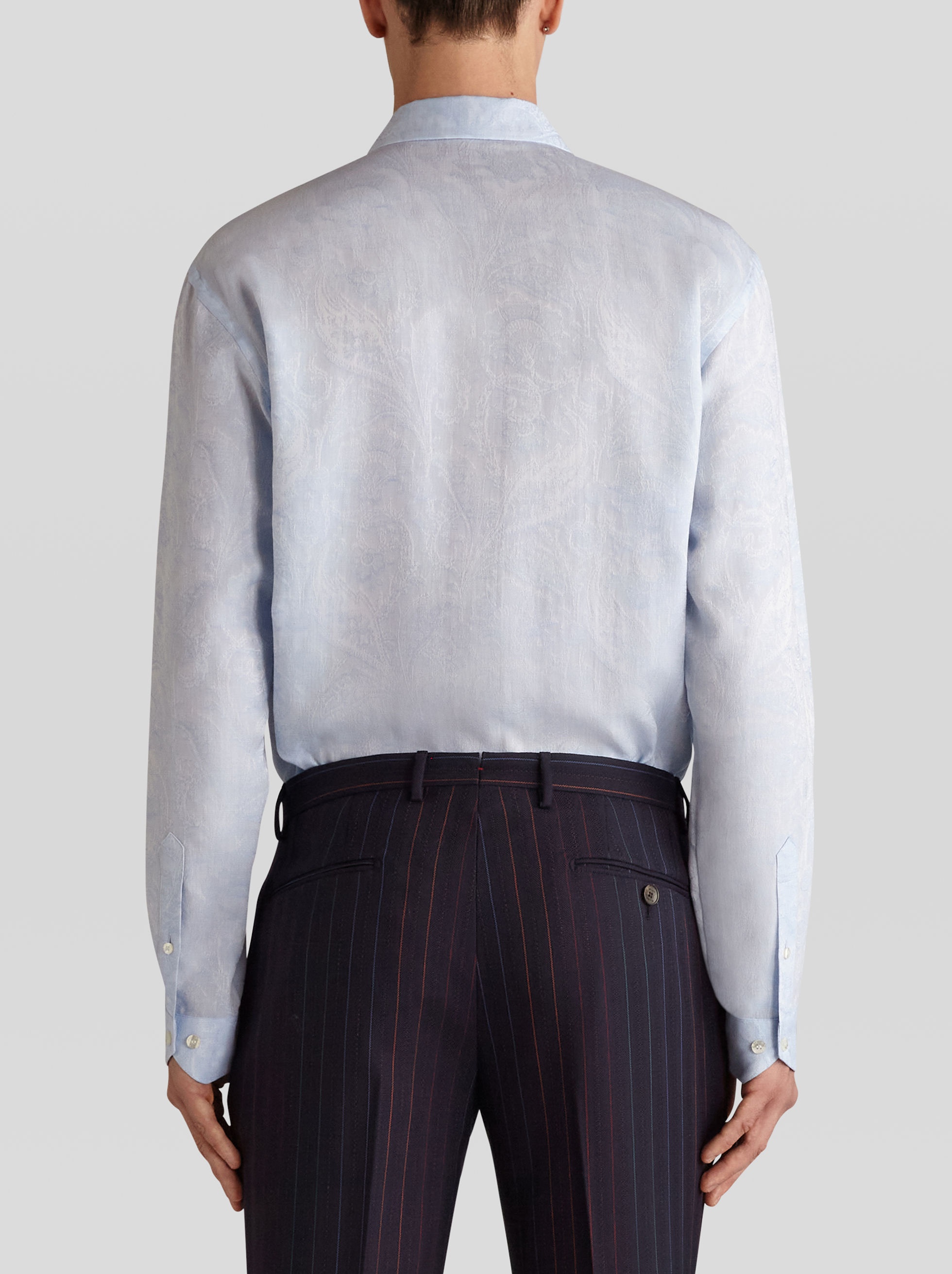 BENETROESSERE TENCEL™-LYOCELL JACQUARD SHIRT - 4