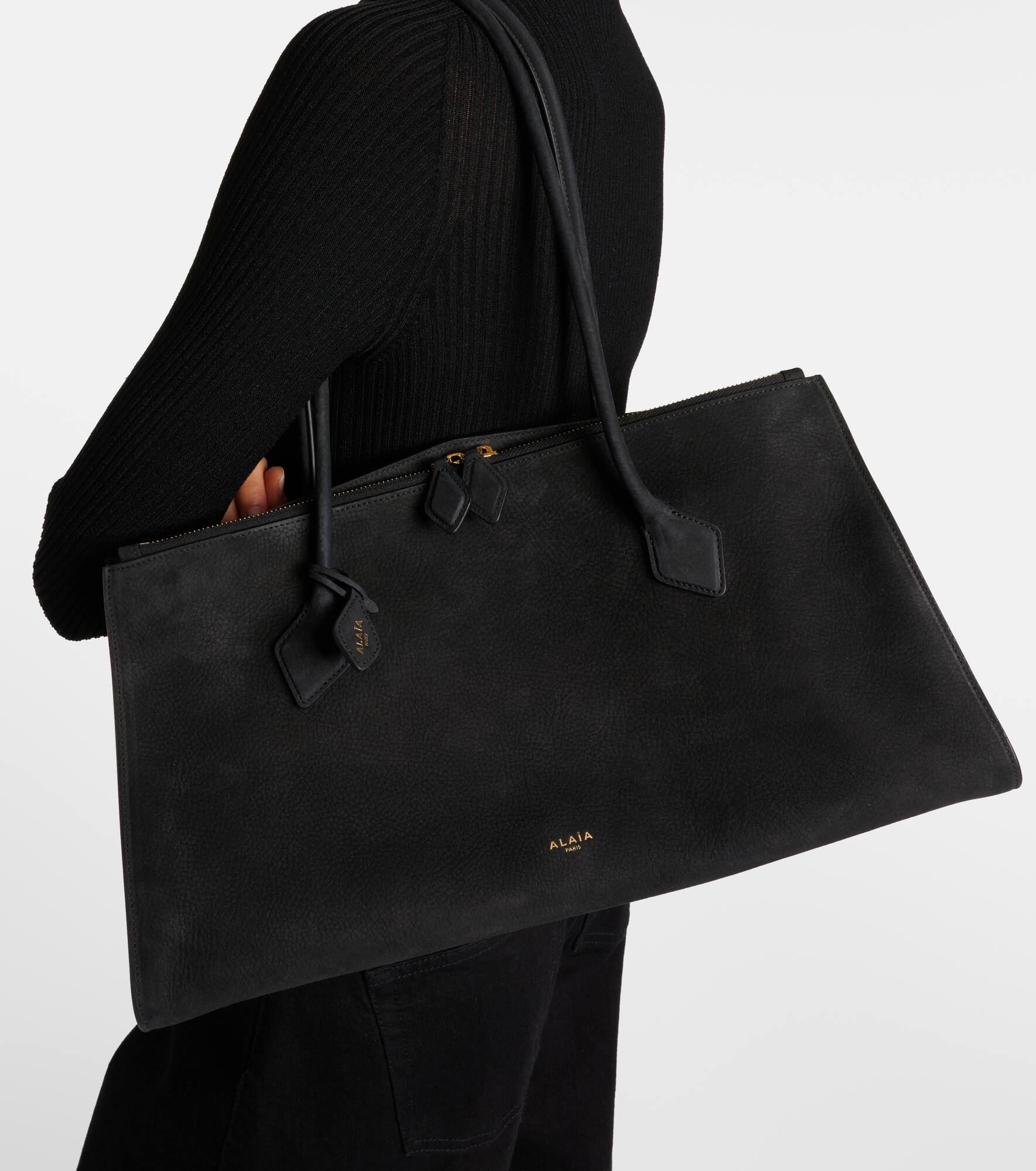Le Teckel suede tote bag - 2