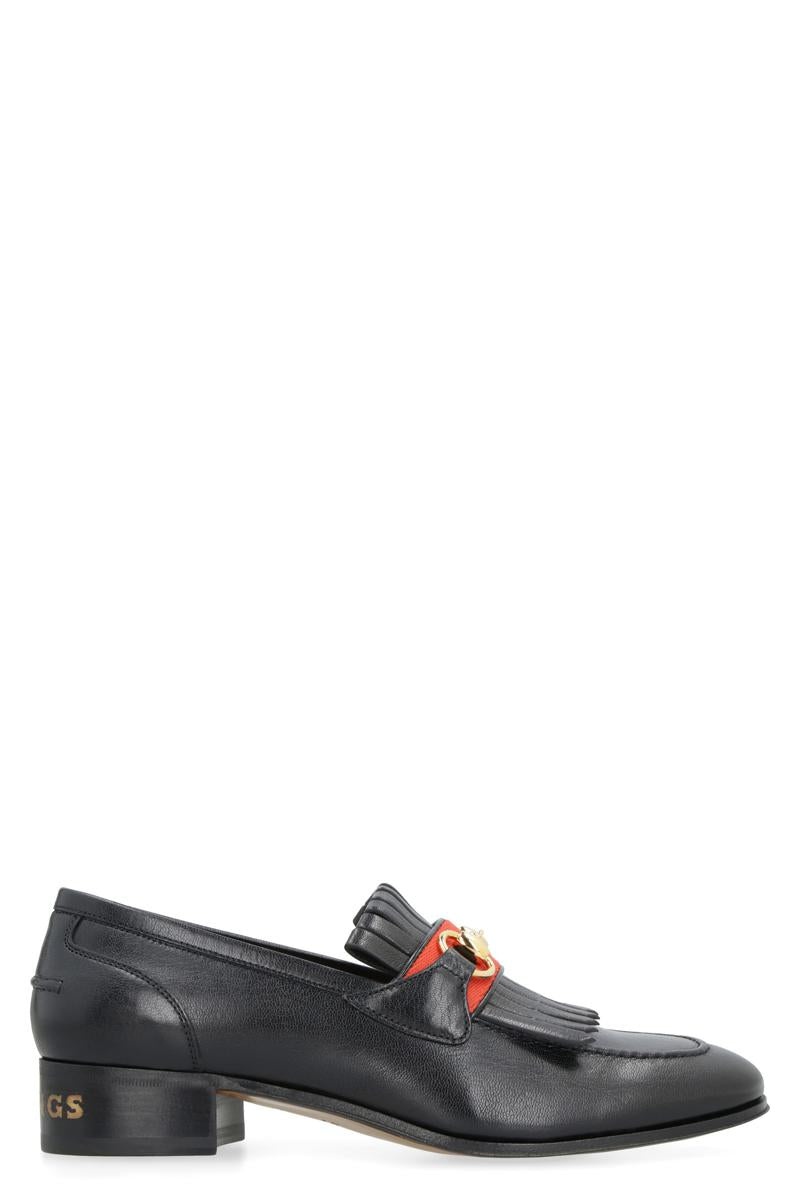 GUCCI HORSEBIT LEATHER LOAFERS - 1