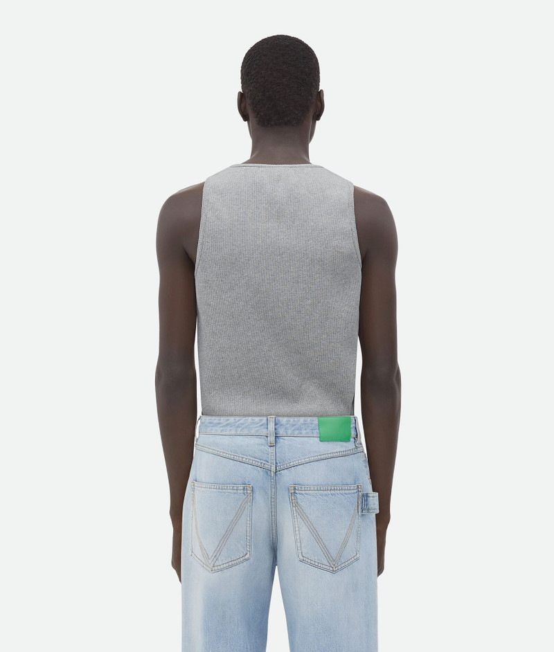 Stretch Cotton Ribbed Tank Top 3