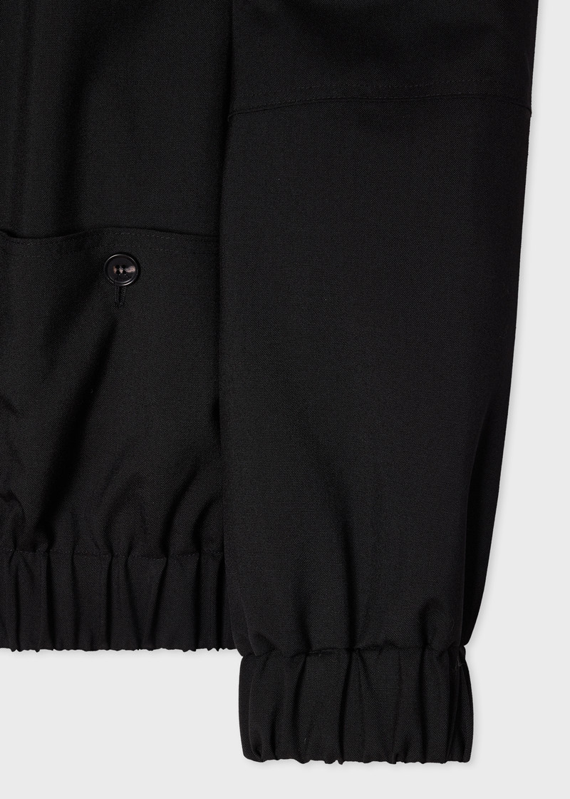 Women's Black Knitted Bomber Jacket 3