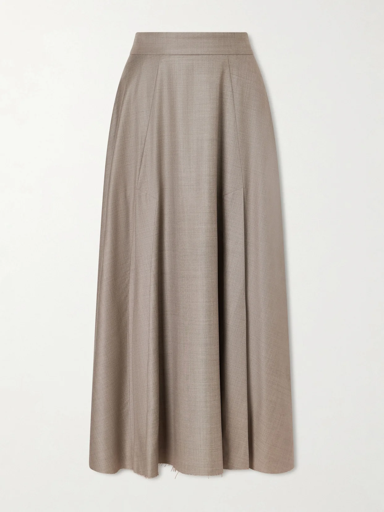Lauren Wool Midi Skirt - 1