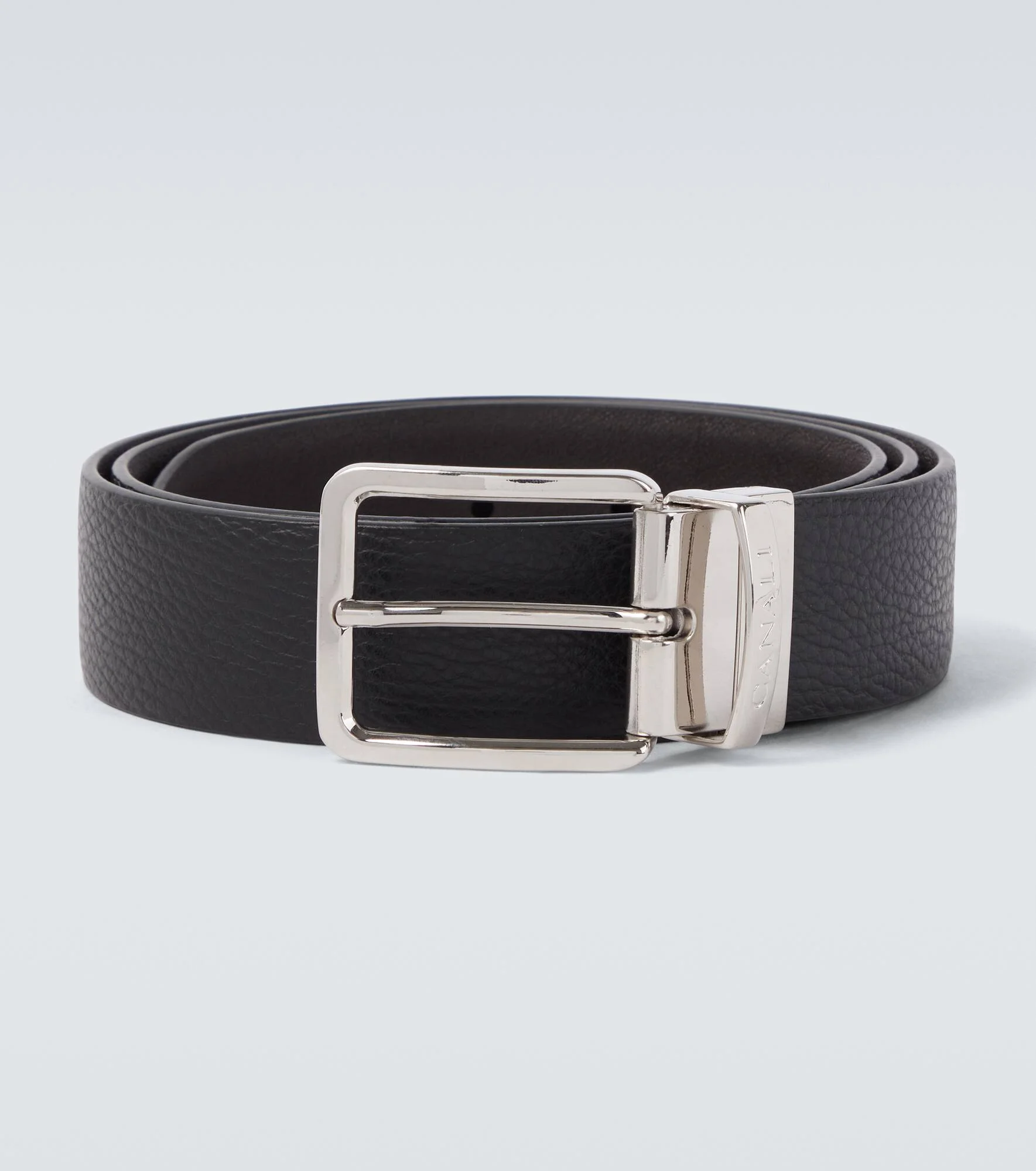 Braided leather belt - 1