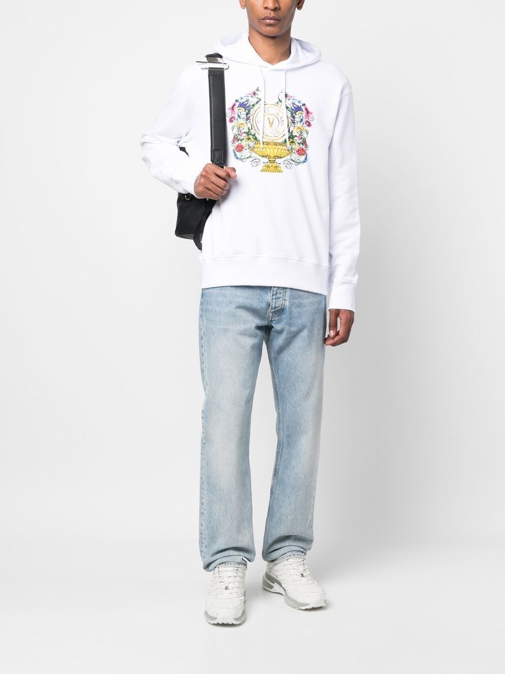 logo-print hoodie - 2