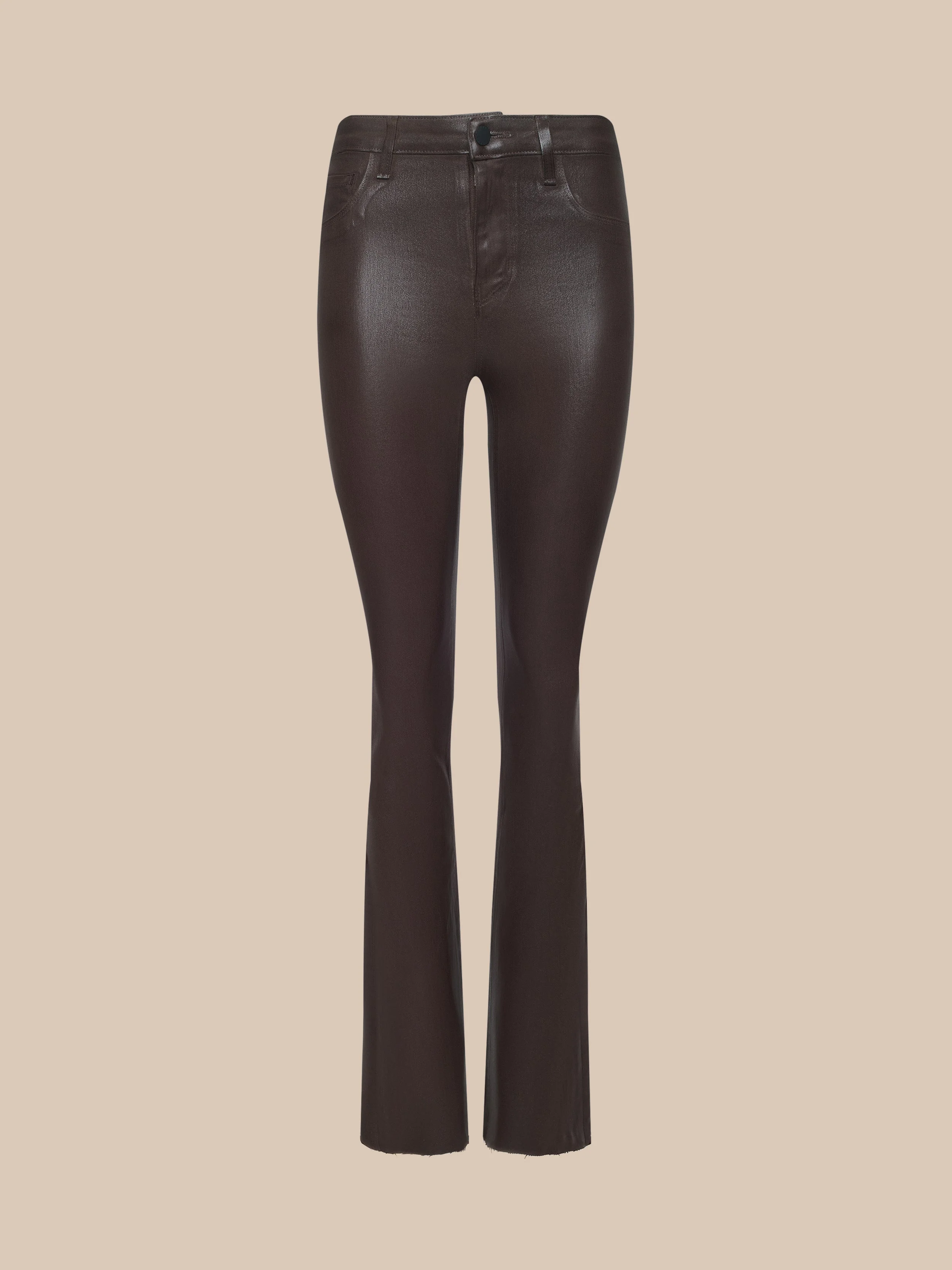 Ruth Coated Straight-Leg Jean - 1