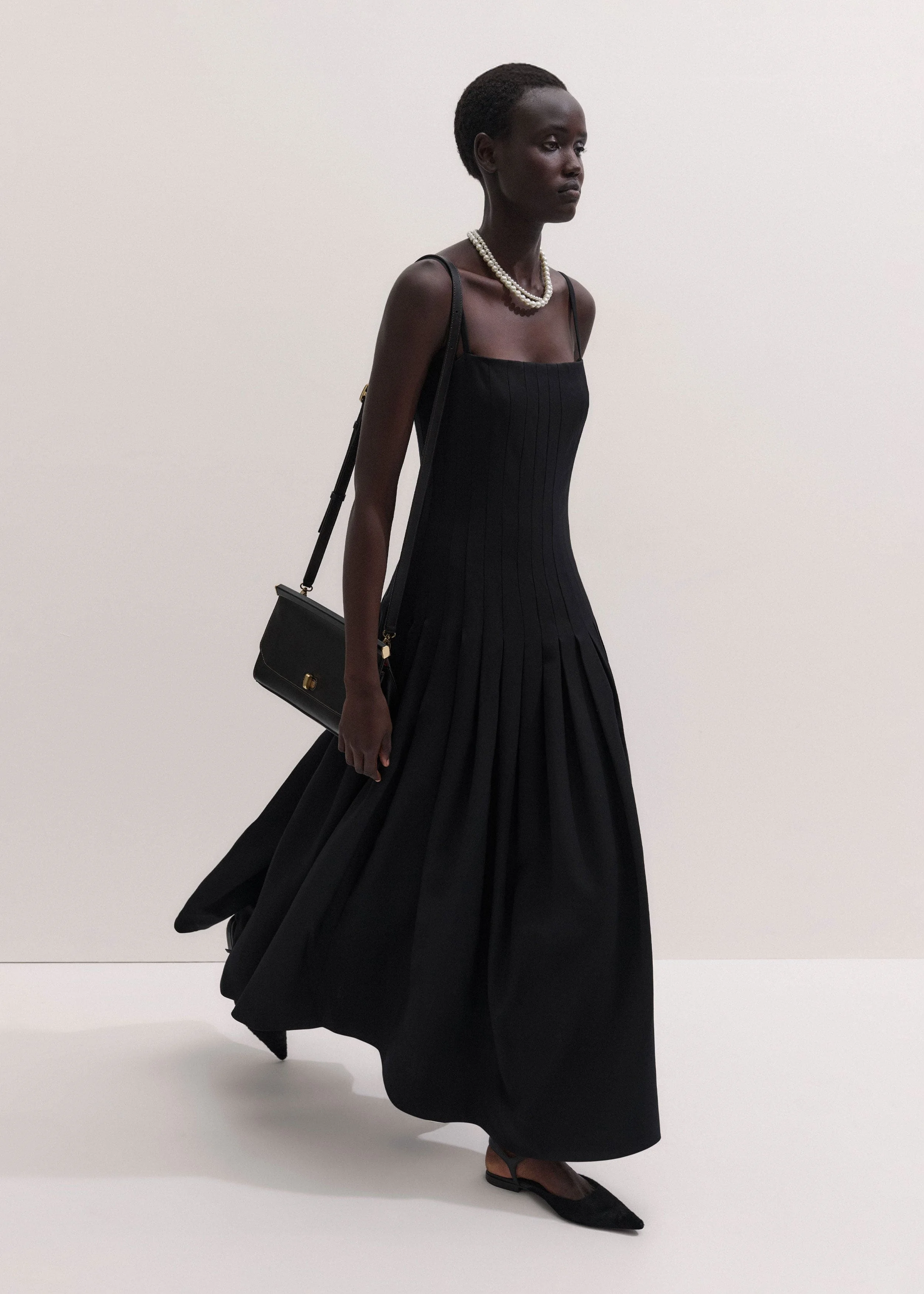 Drop Waist Maxi Dress - 1