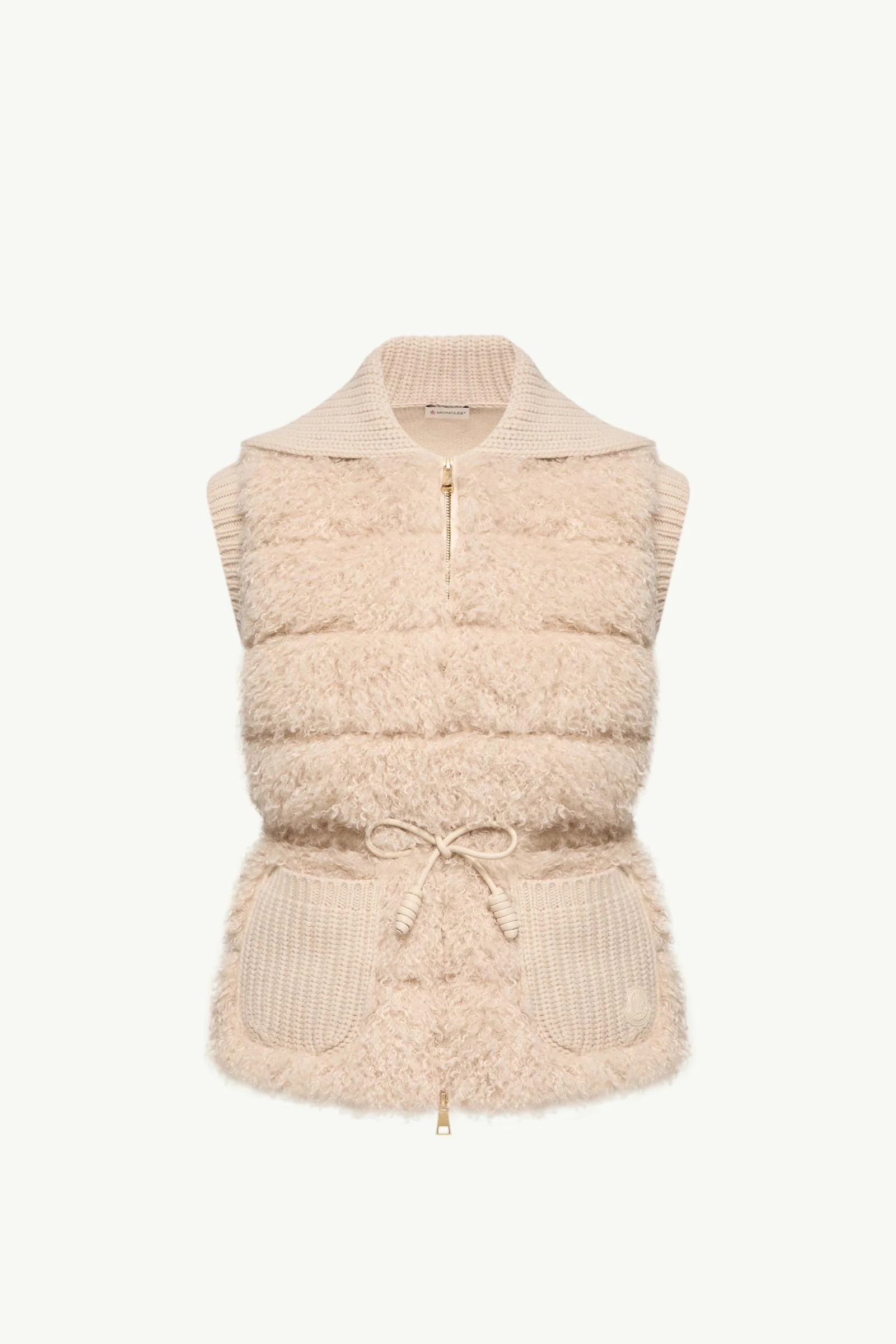 Wool & Cashmere Blend Down Vest - 1