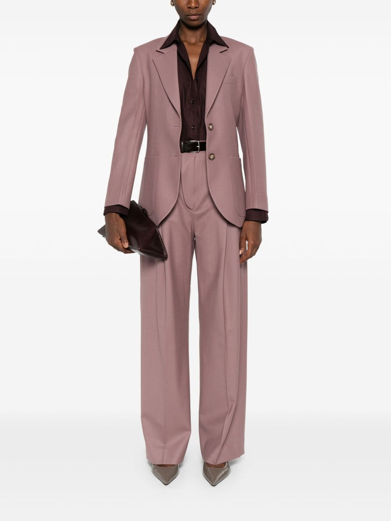 Victoria Beckham pleated tailored trousers outlook