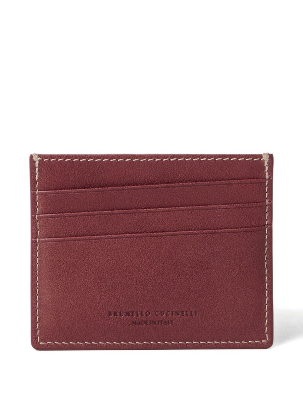 debossed-logo cardholder - 2