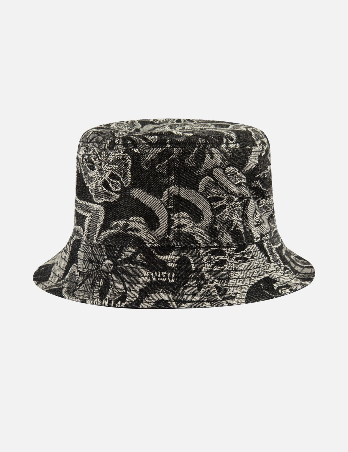 SEAGULL AND KAMON JACQUARD REVERSIBLE BUCKET HAT - 7