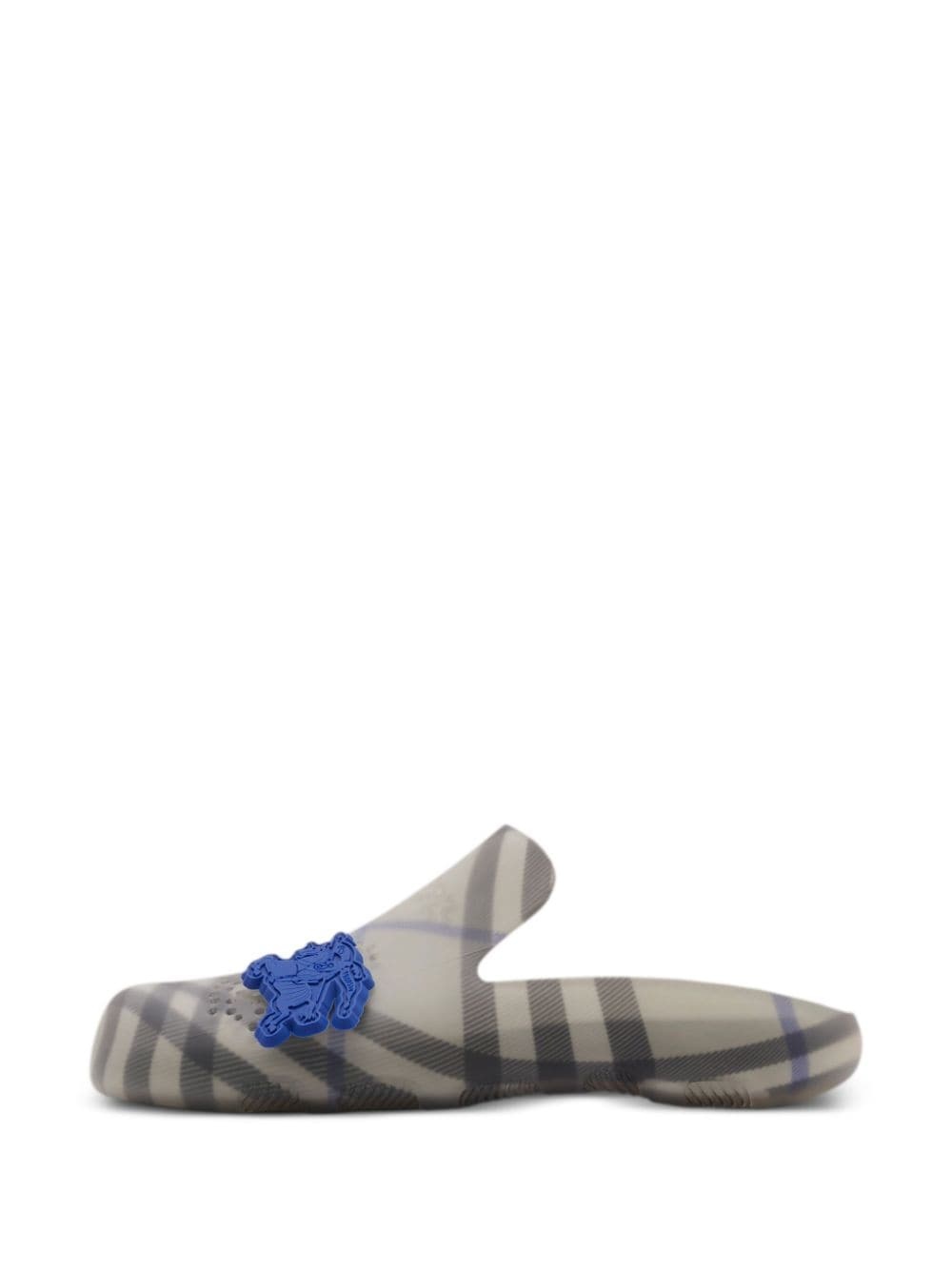Stingray checked-lining slippers - 6